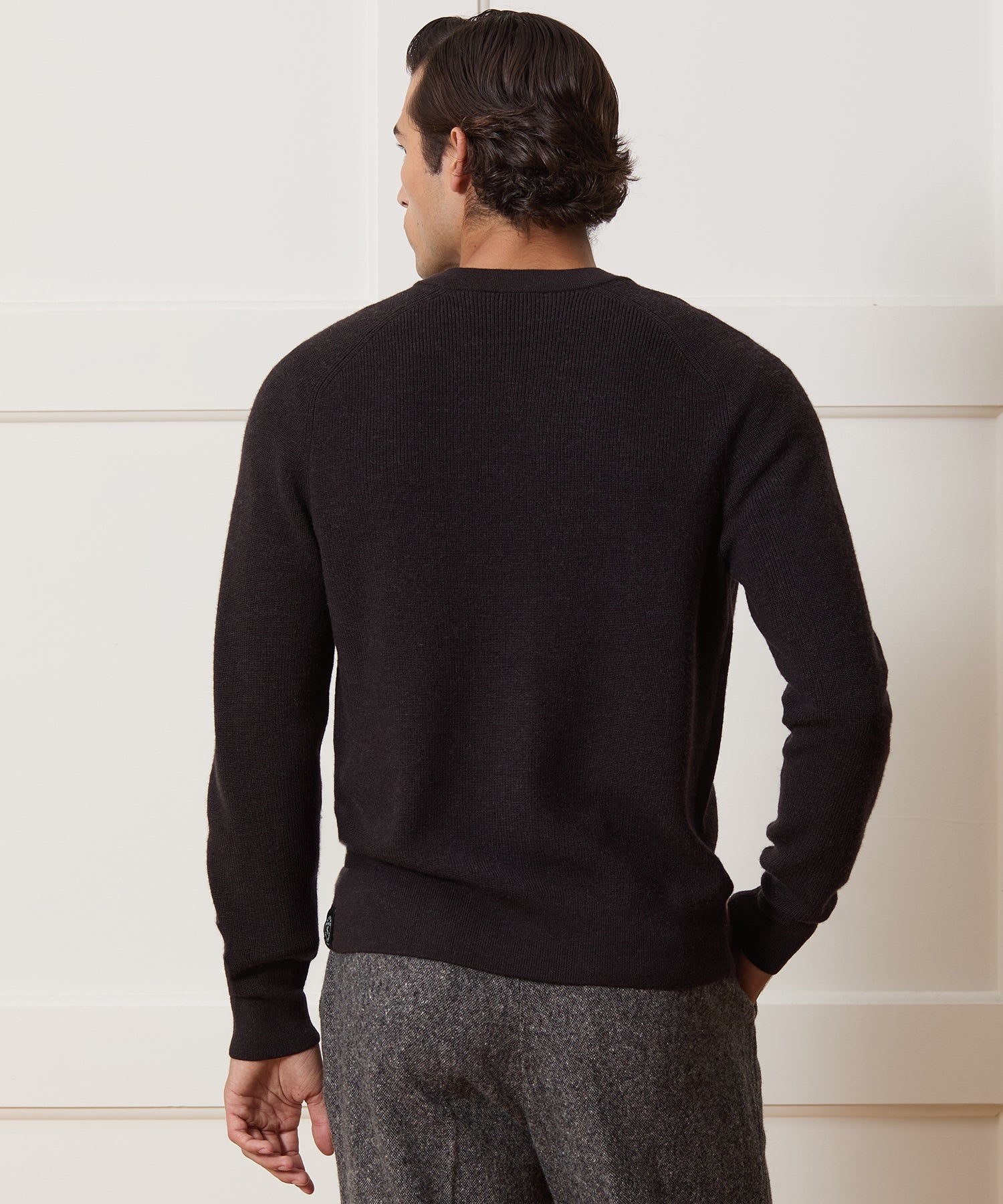 Merino Crewneck Cardigan - Image 5