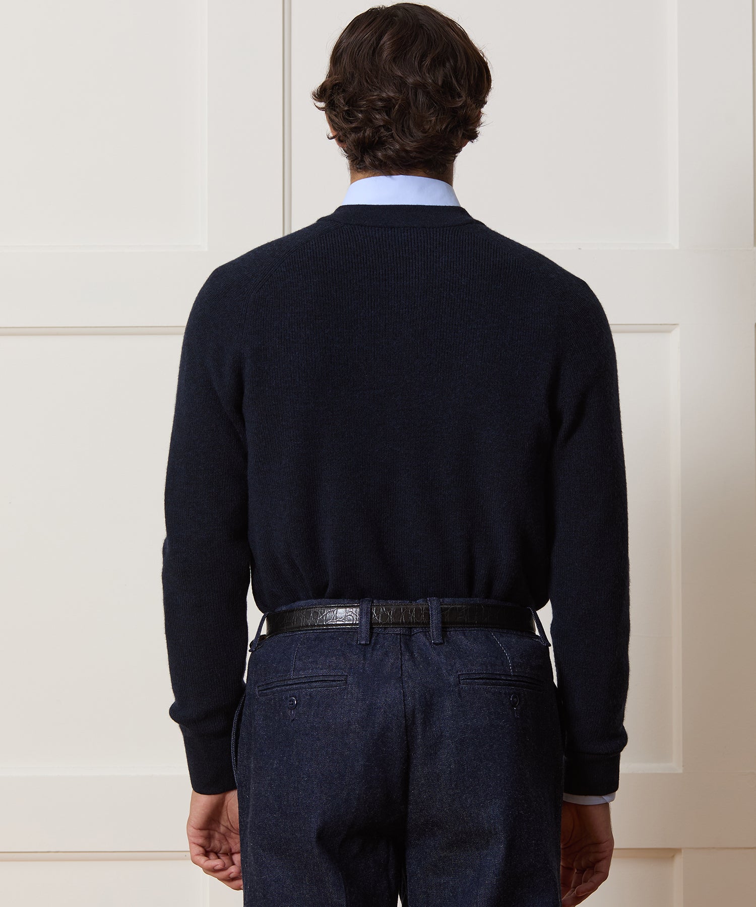 Merino Crewneck Cardigan - Image 5