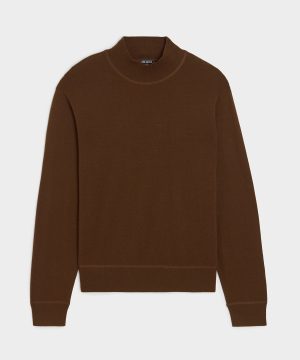Merino Mock Neck Sweater