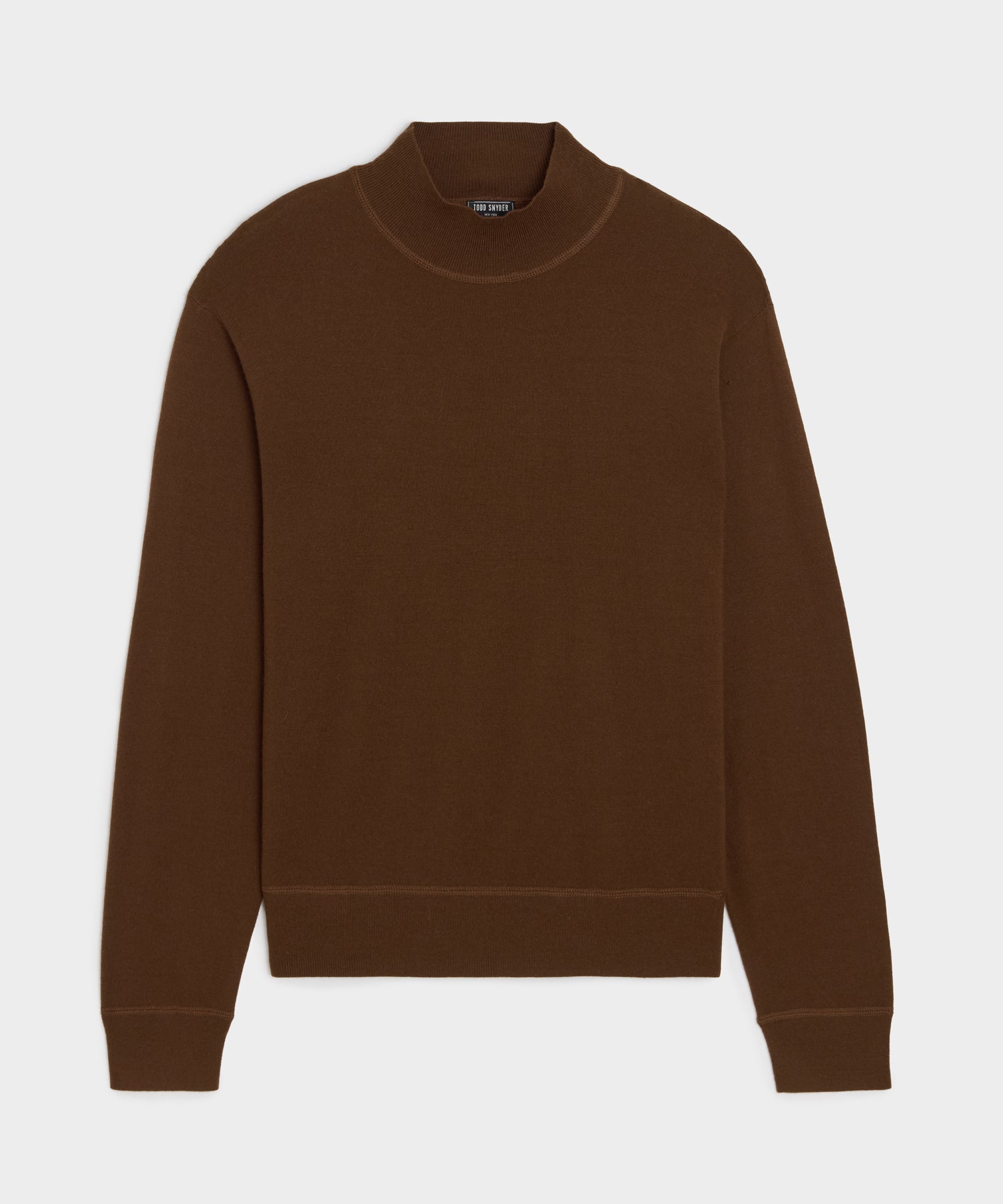 Merino Mock Neck Sweater