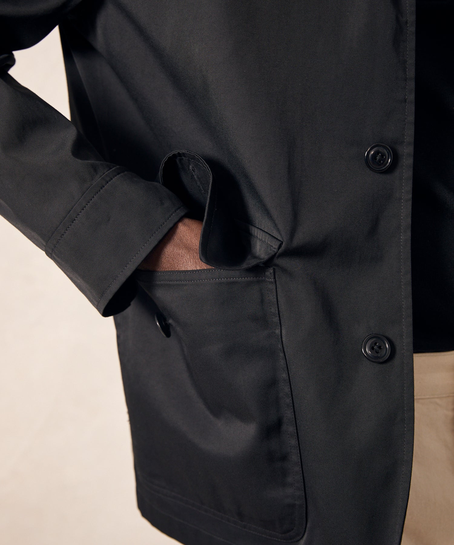 Tech Walking Jacket in Black - Image 4