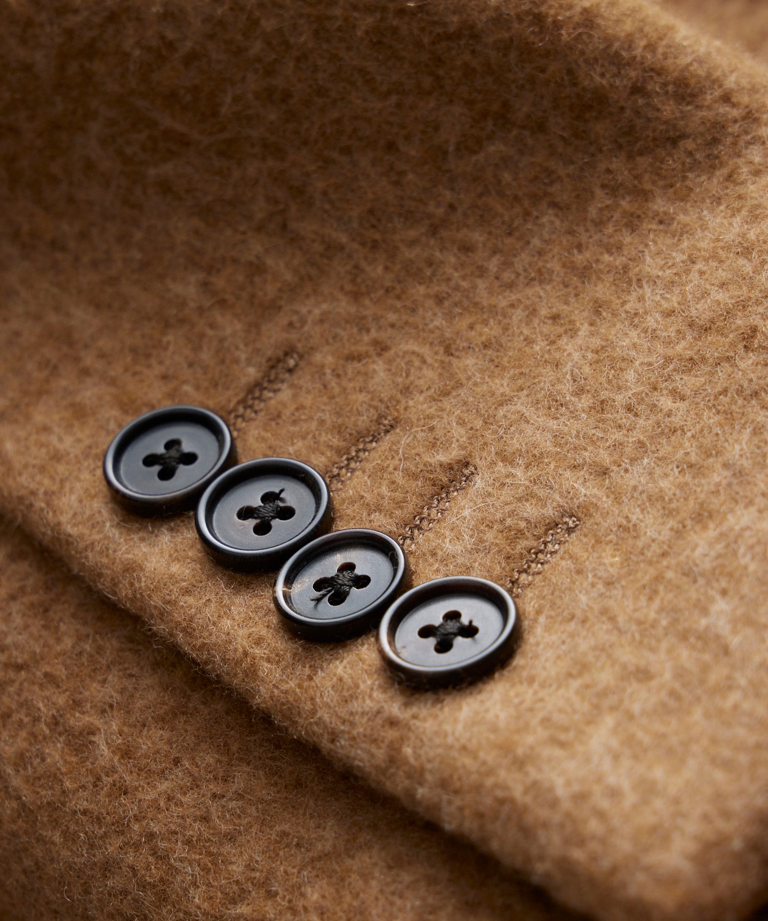 Italian Wool Peak Lapel Topcoat - Image 8
