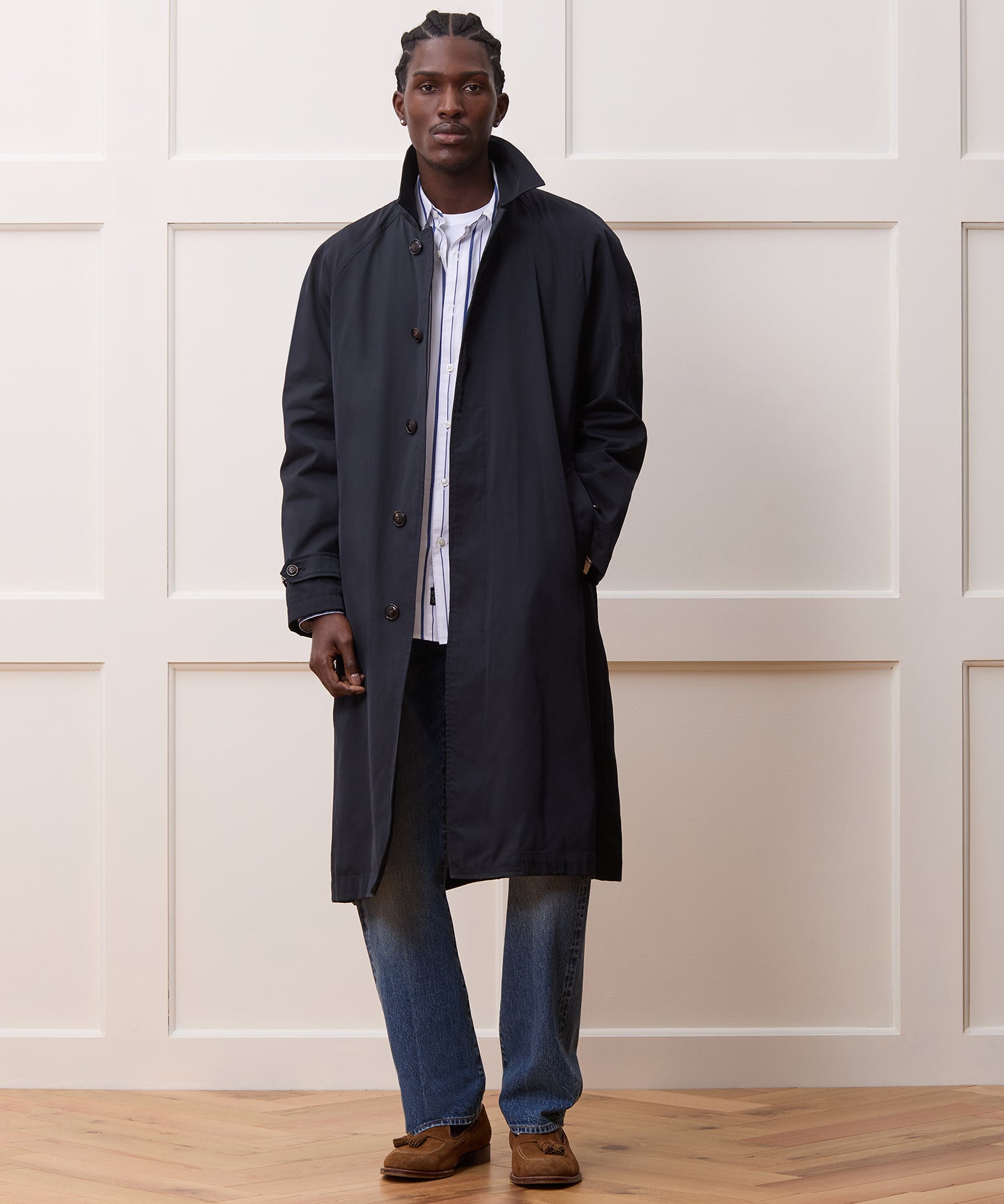 Italian Nylon Trench Coat - Image 2