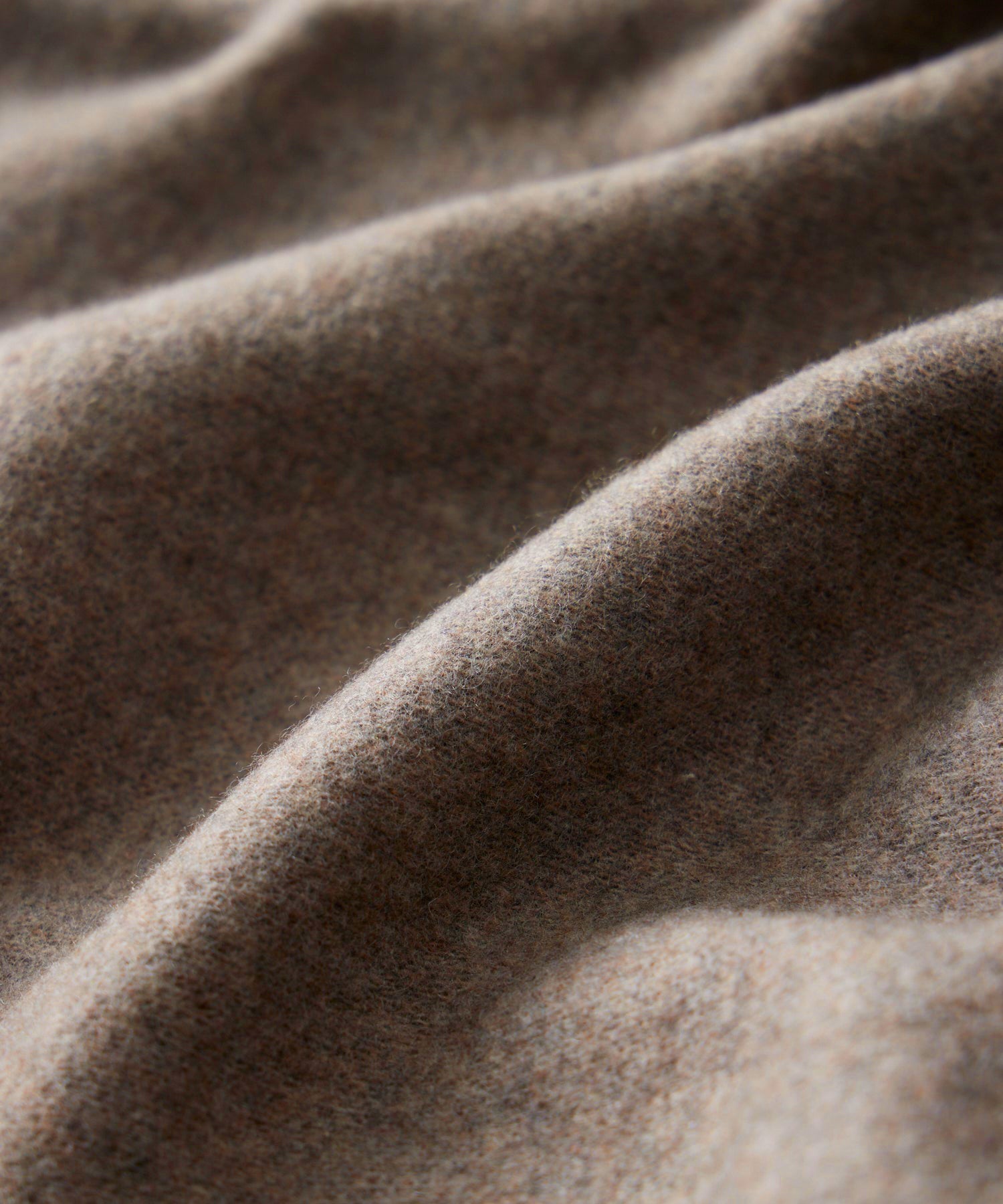Italian Cashmere Bomber in Taupe - Image 3