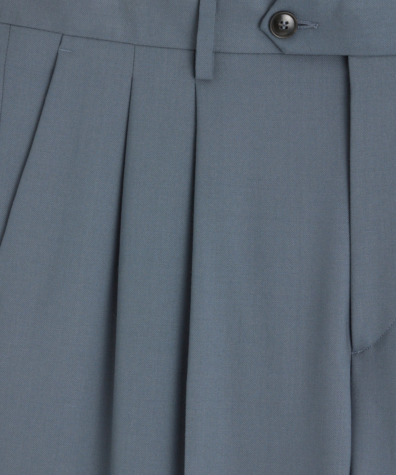 Italian Gabardine Wythe Trouser in Steel Blue - Image 4