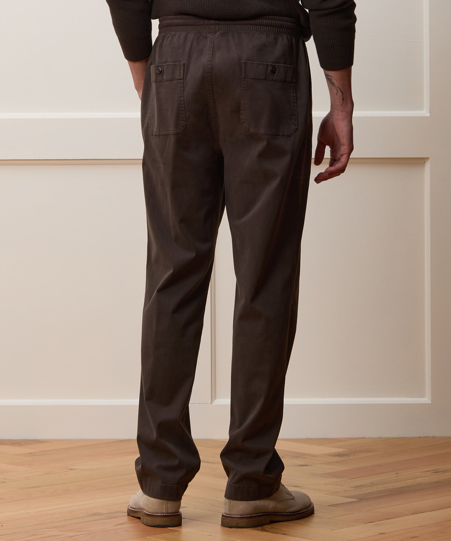 Straight Fit Cotton Weekend Pant - Image 4