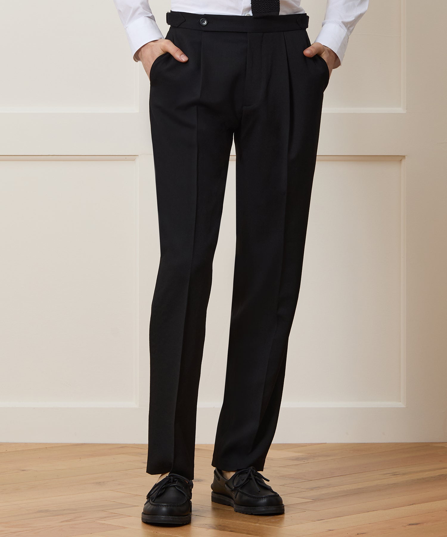 Italian Gabardine Side Tab Trouser - Image 2