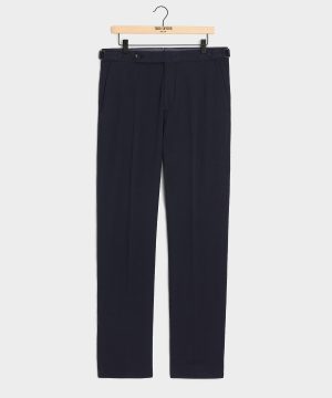 Italian Seersucker Side Tab Trouser