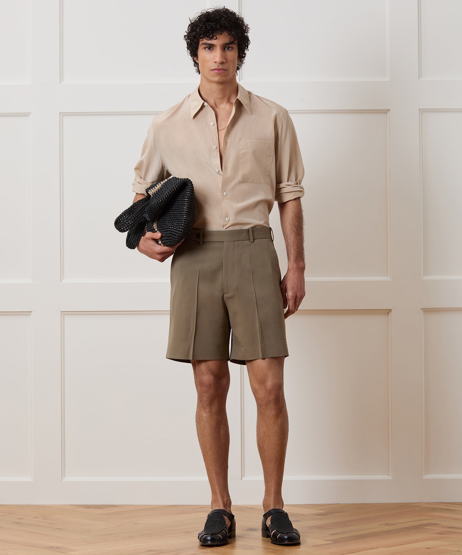 7 Italian Gabardine Tab Short - Image 3