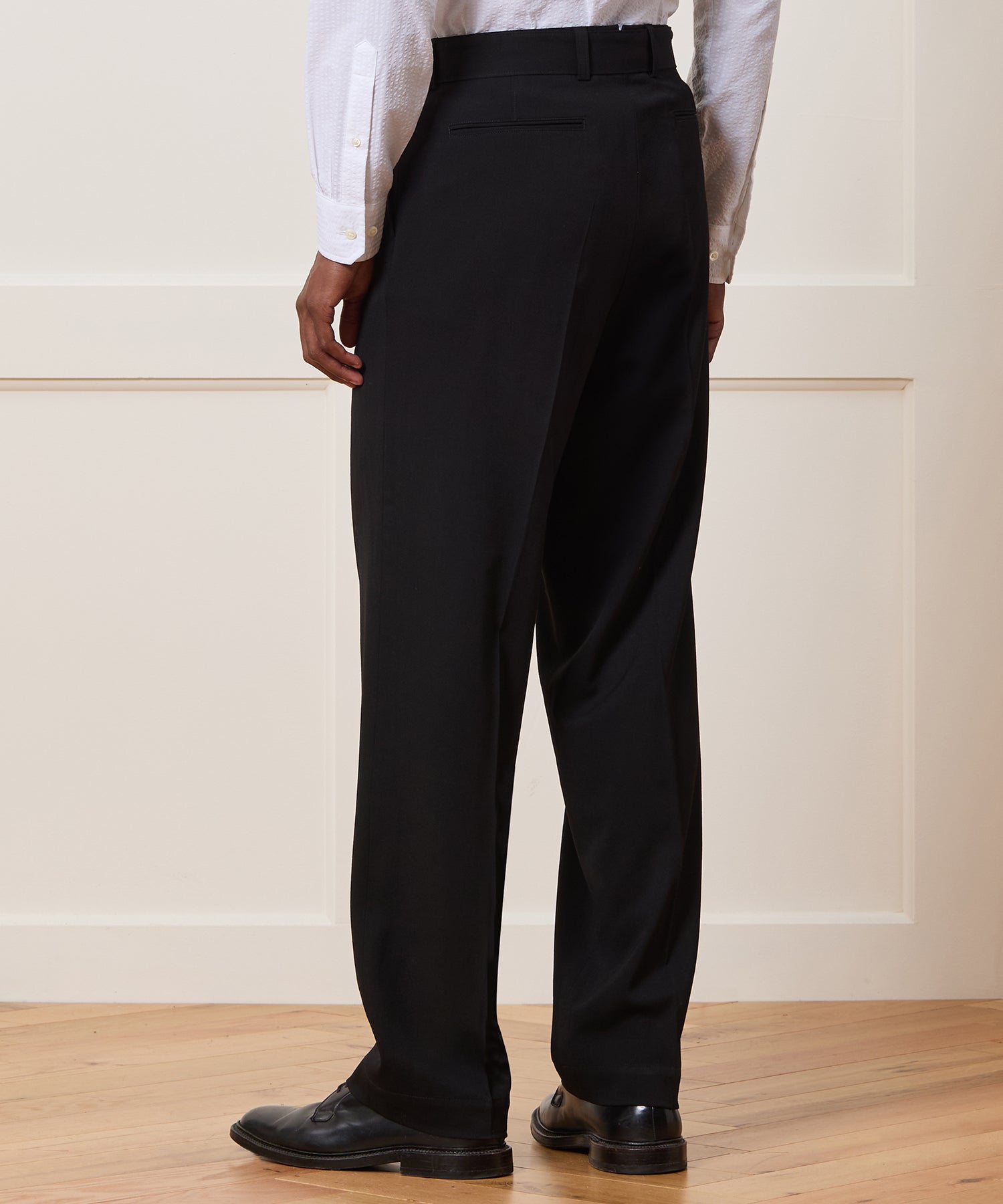 Italian Gabardine Self Belt Trouser - Image 3