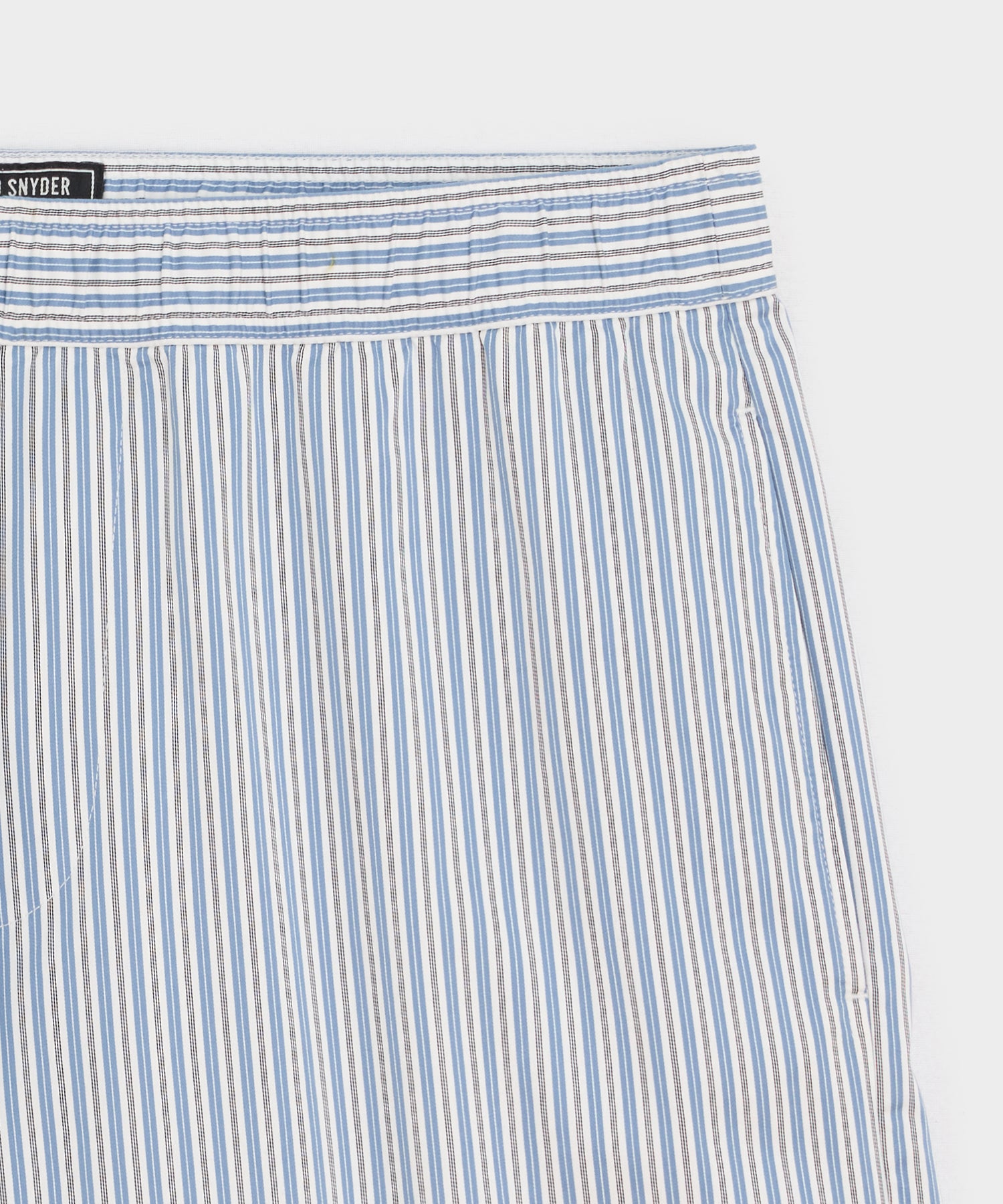5 Striped Poplin Short - Image 4
