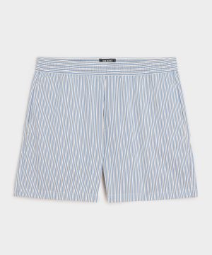 5 Striped Poplin Short