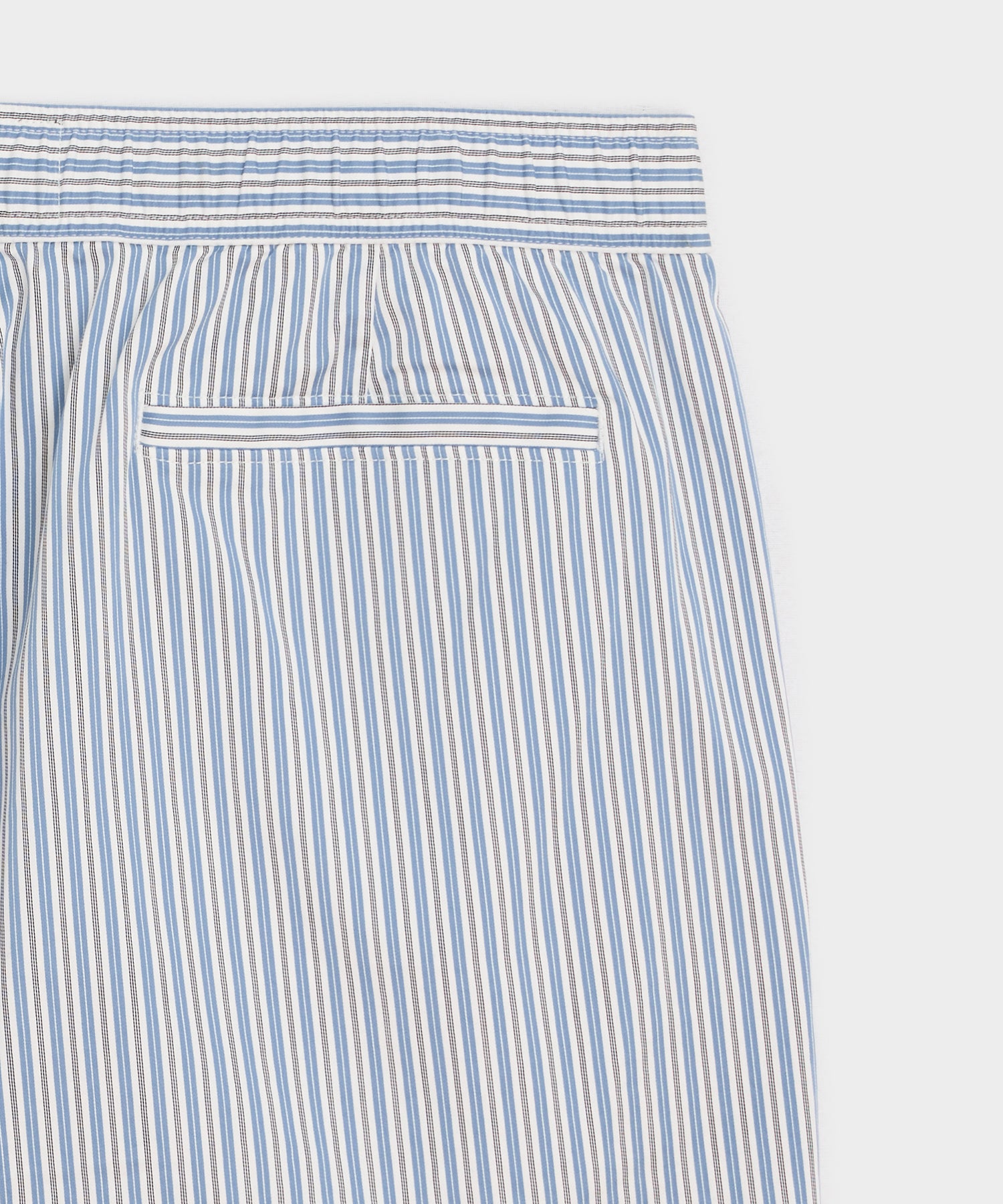 5 Striped Poplin Short - Image 6