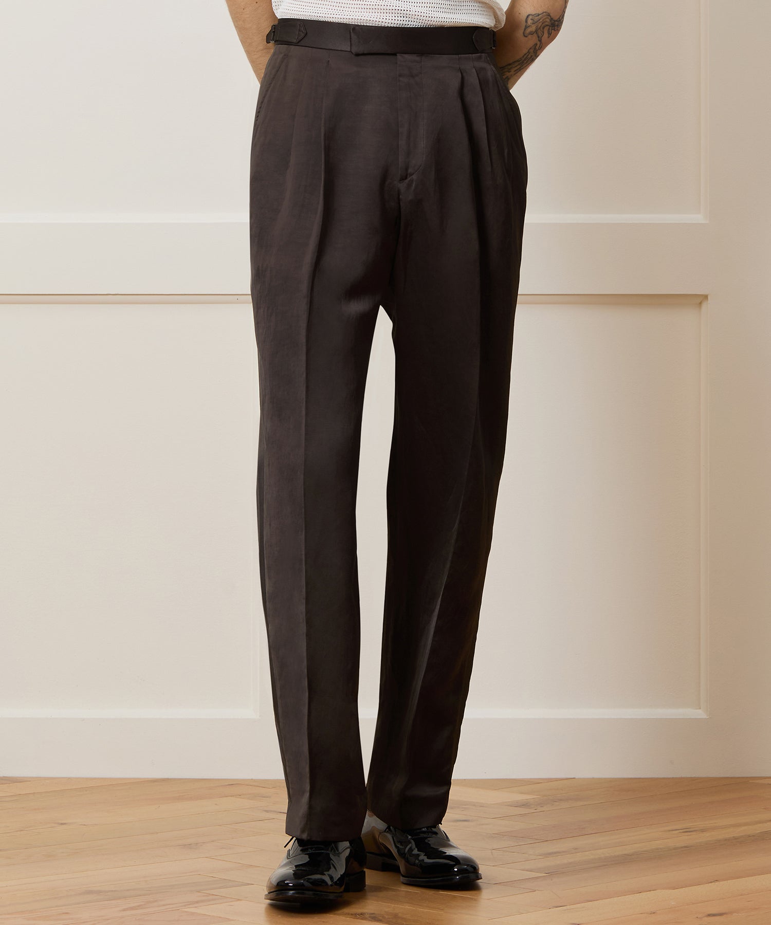 Relaxed Italian Tuxedo Trouser - Image 2