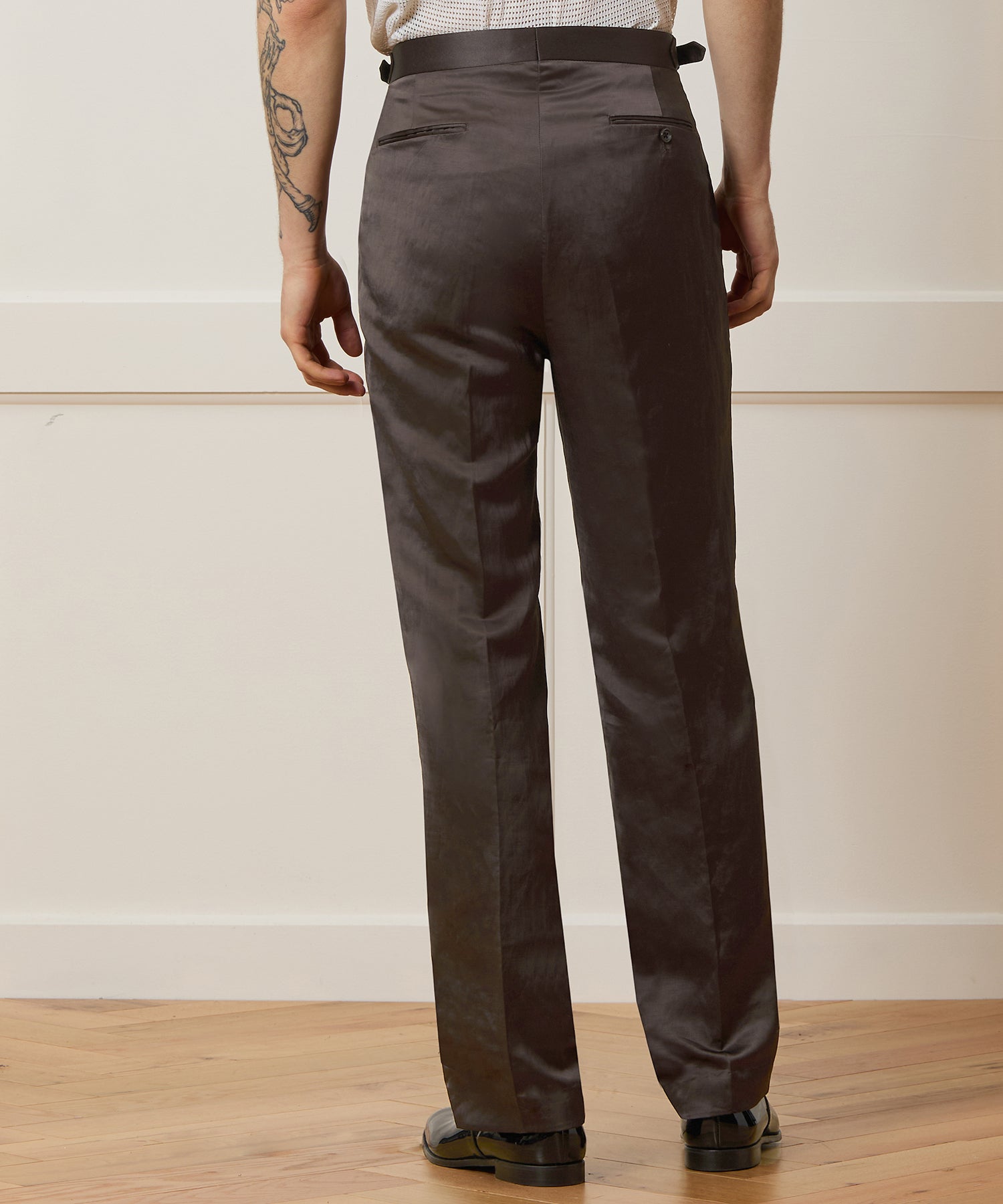 Relaxed Italian Tuxedo Trouser - Image 3