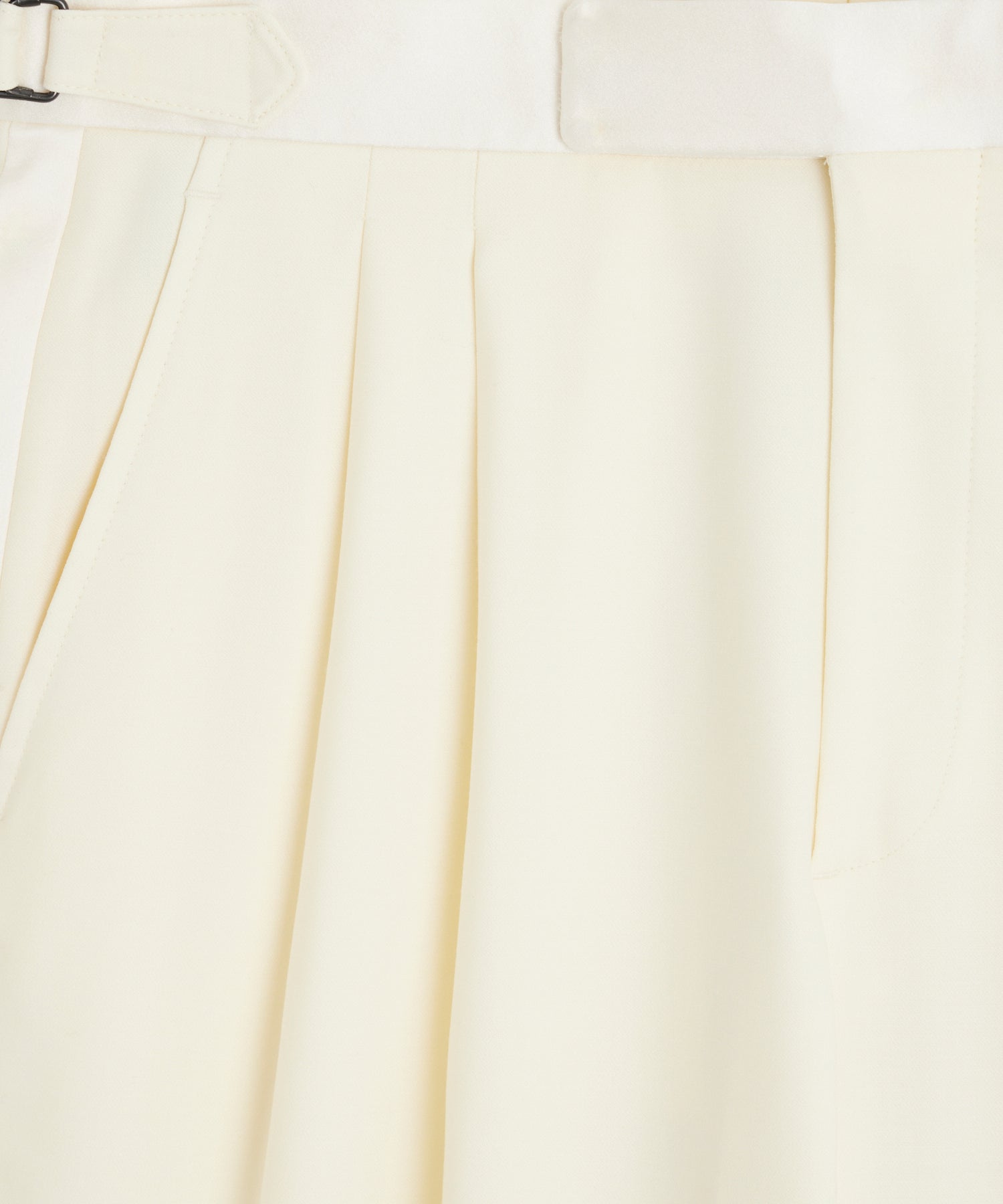 Relaxed Italian Wool Tuxedo Trouser - Image 5