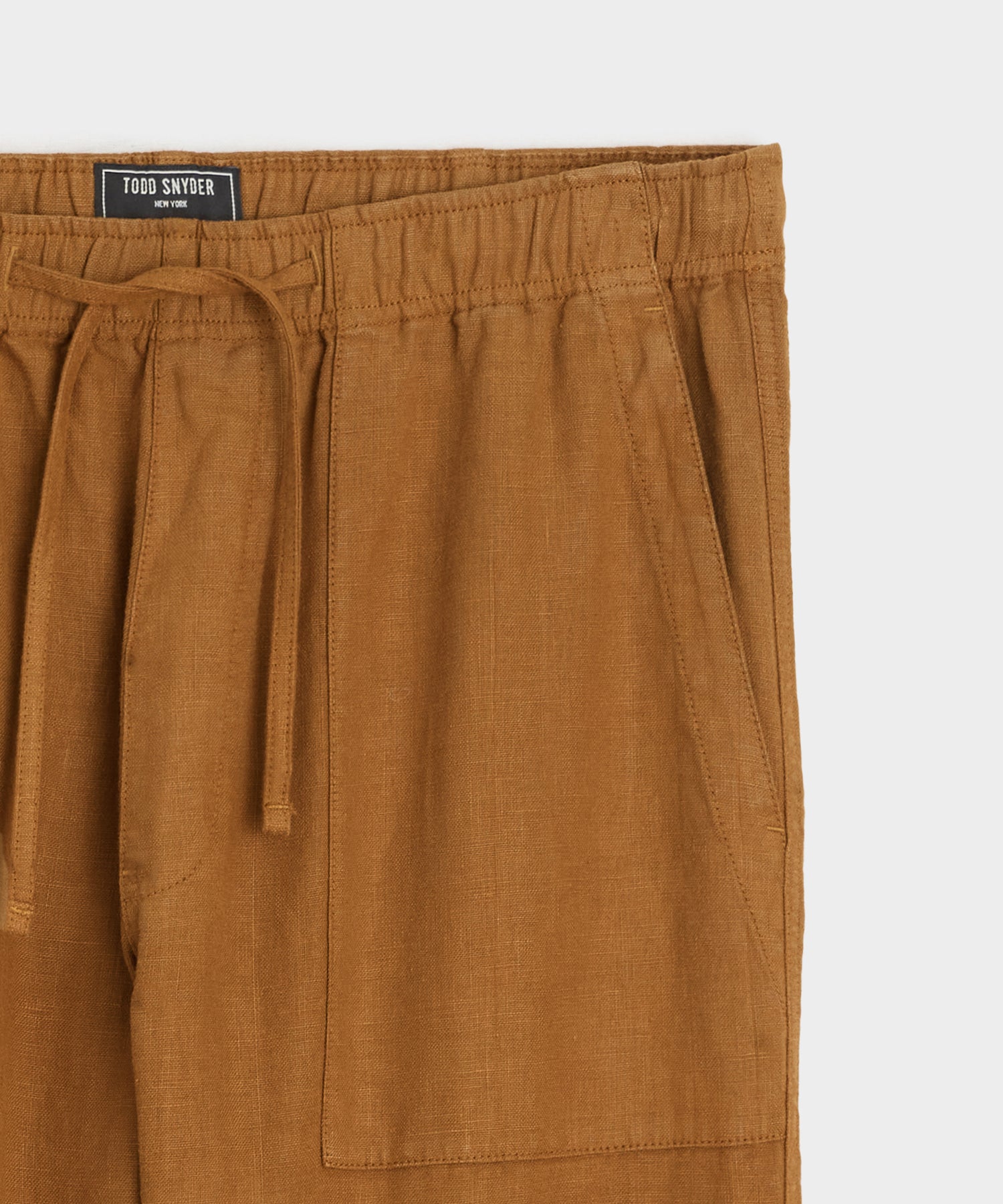 Straight Fit Linen Beach Pant - Image 5