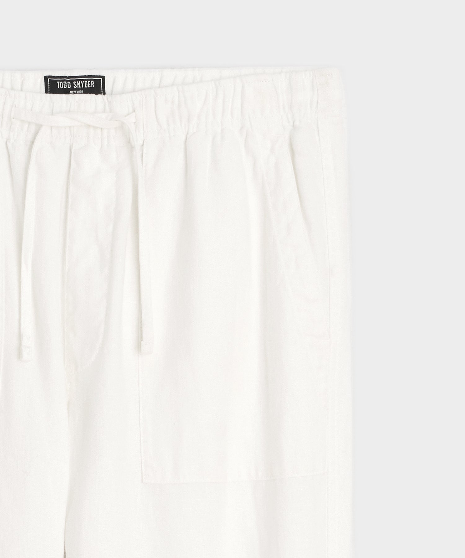 Straight Fit Linen Beach Pant - Image 6