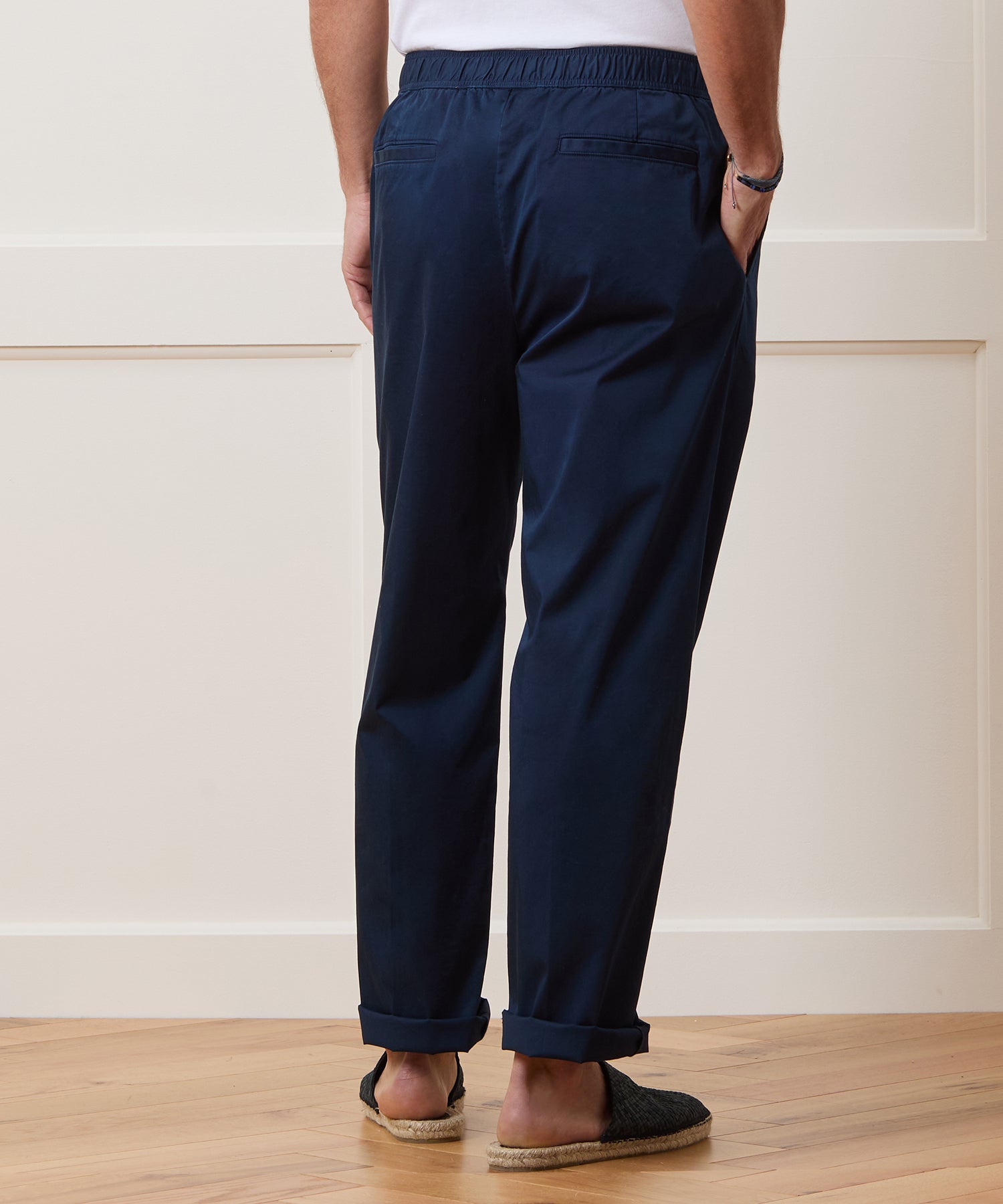Relaxed Poplin Leisure Pant - Image 3