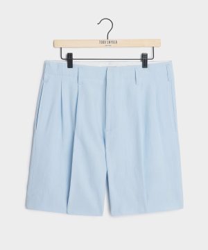 8 Italian Sueded Linen Hollywood Short