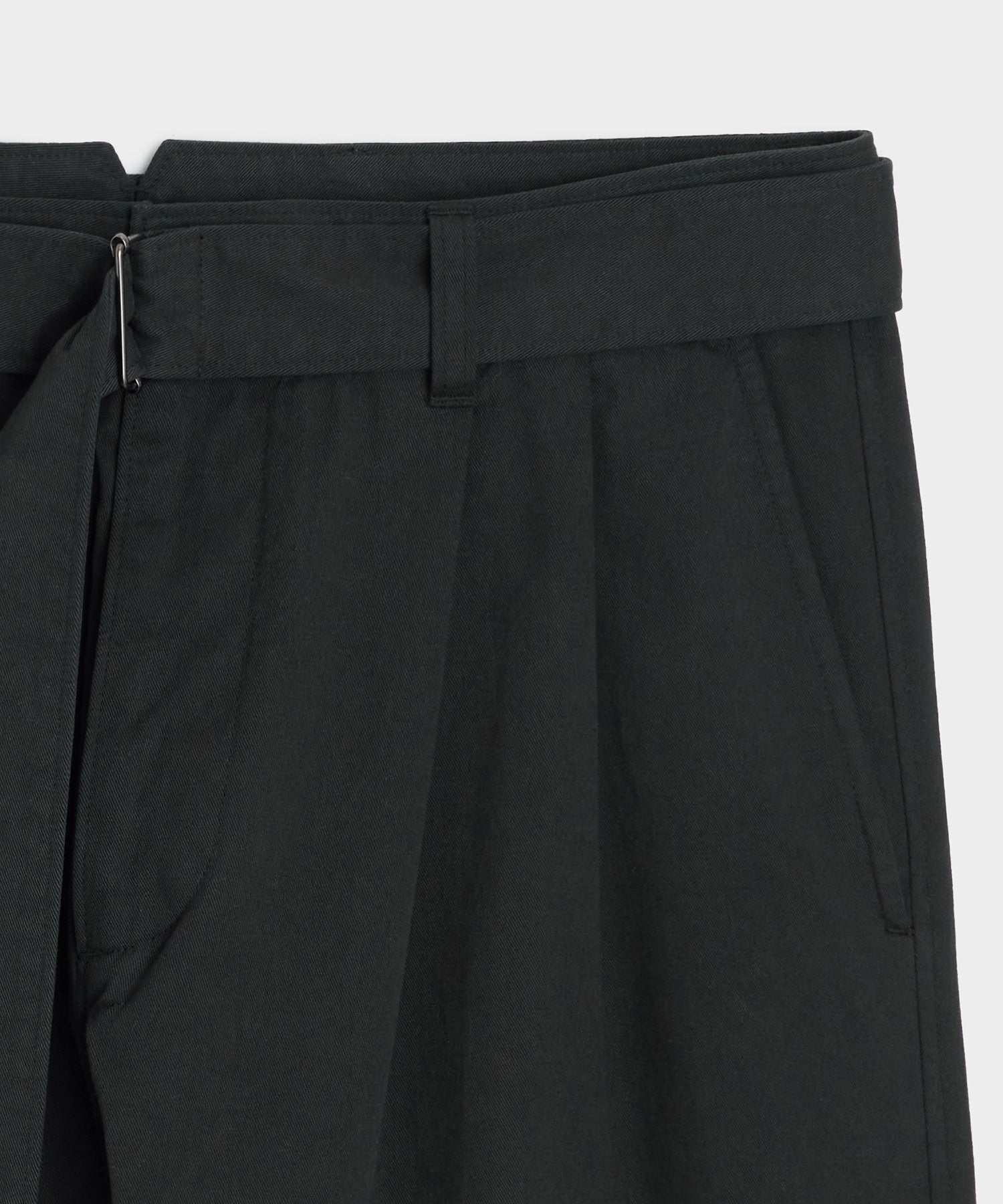 8 Cotton Self-Belt Short - Image 6