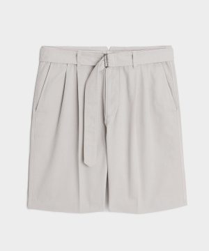 8 Cotton Self-Belt Short