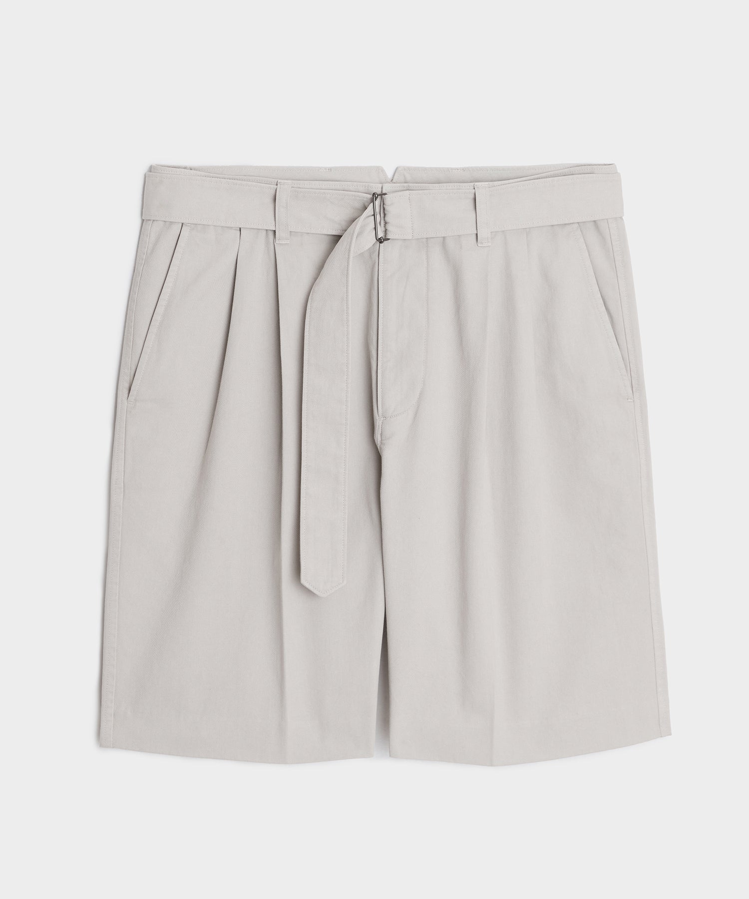 8 Cotton Self-Belt Short