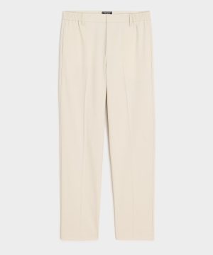 Straight Fit Italian Wool-Cotton Modern Trouser