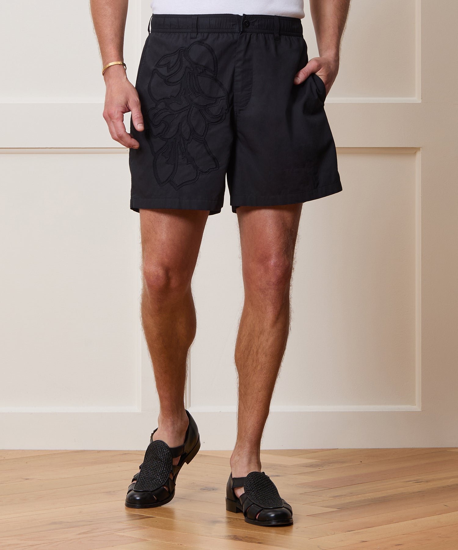5 Floral Cotton Beachcomber Short - Image 2