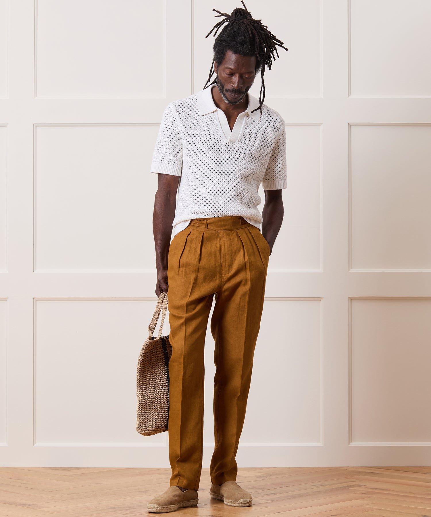 Irish Linen Gurkha Trouser - Image 3