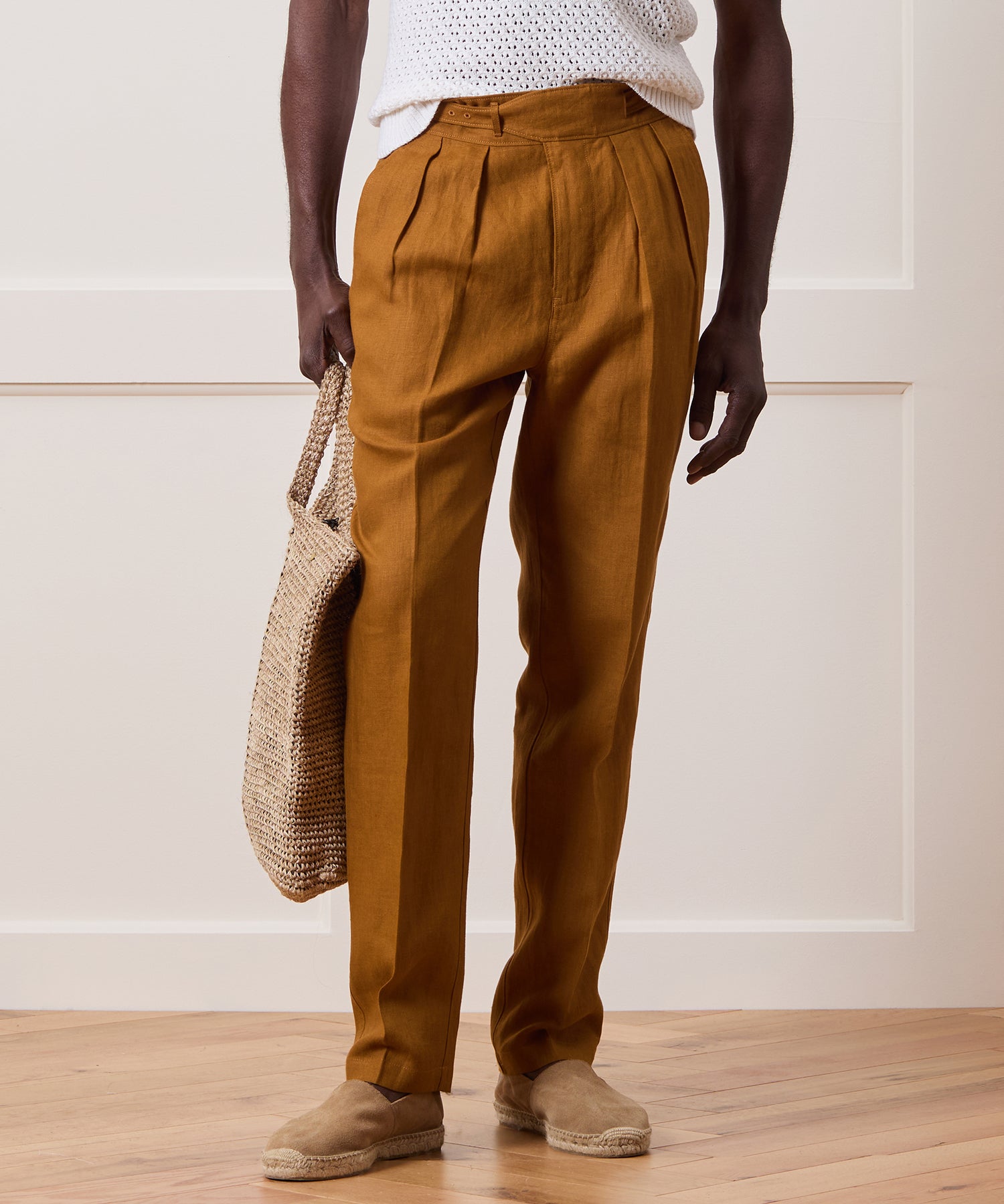 Irish Linen Gurkha Trouser - Image 2