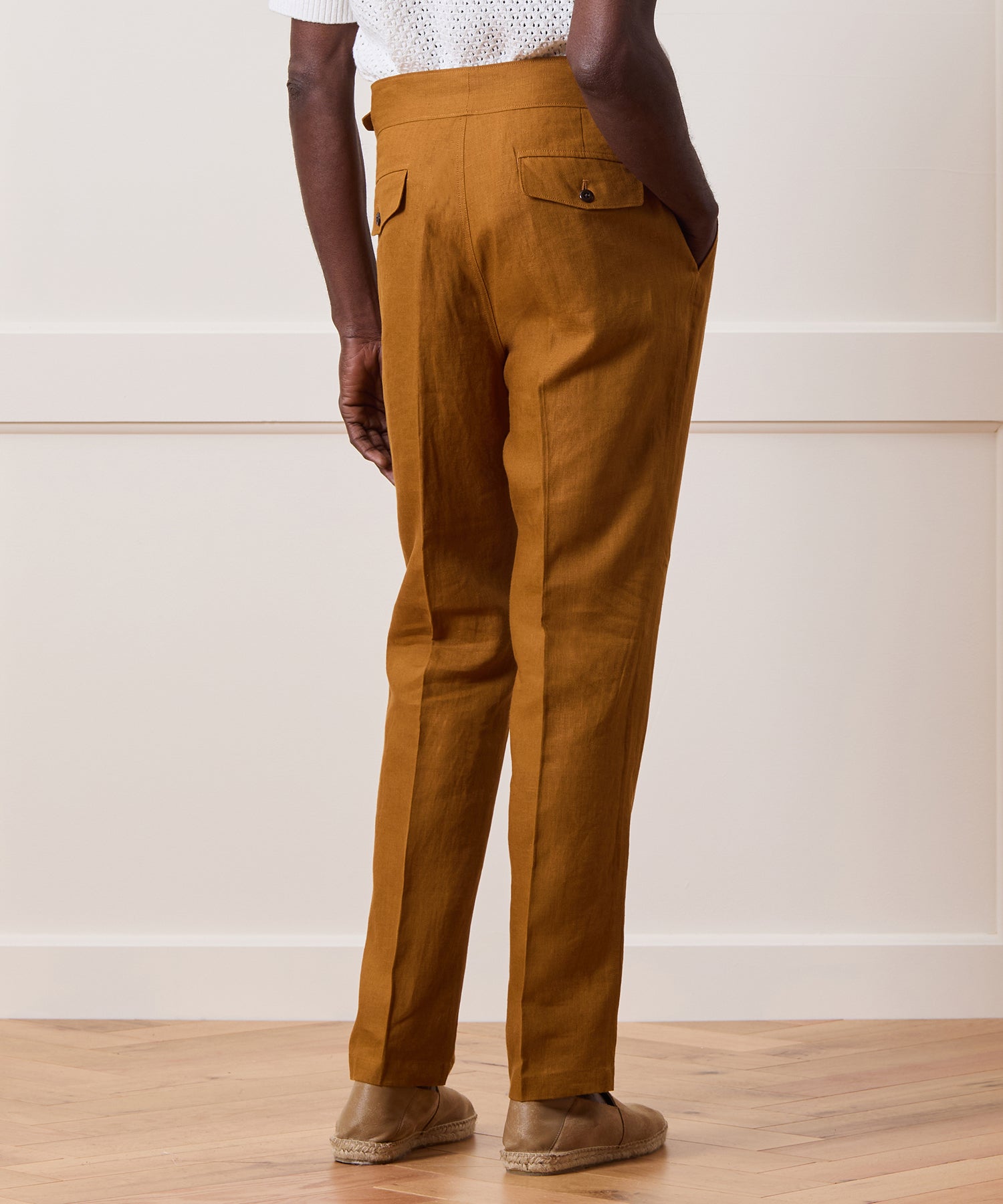 Irish Linen Gurkha Trouser - Image 5