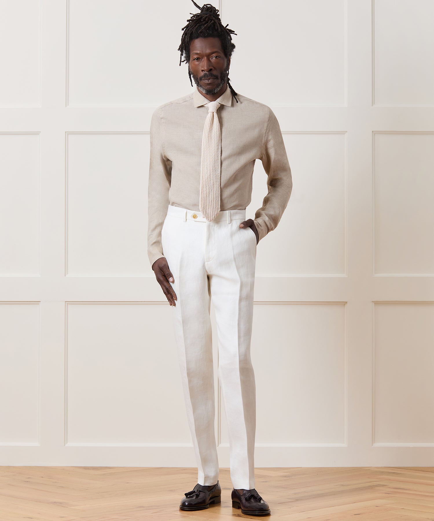 Italian Linen Sutton Trouser - Image 3