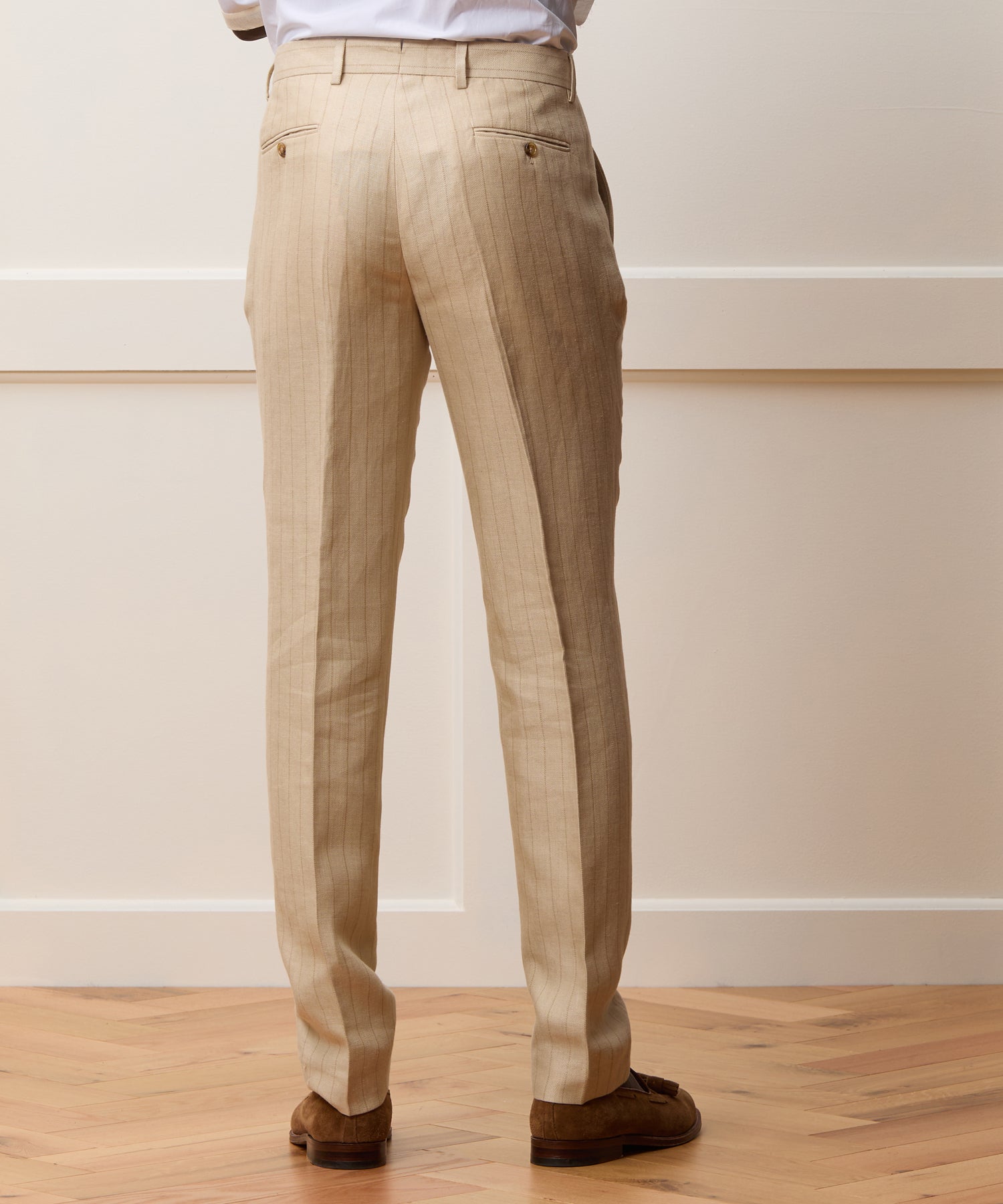 Italian Linen-Silk Sutton Trouser - Image 4