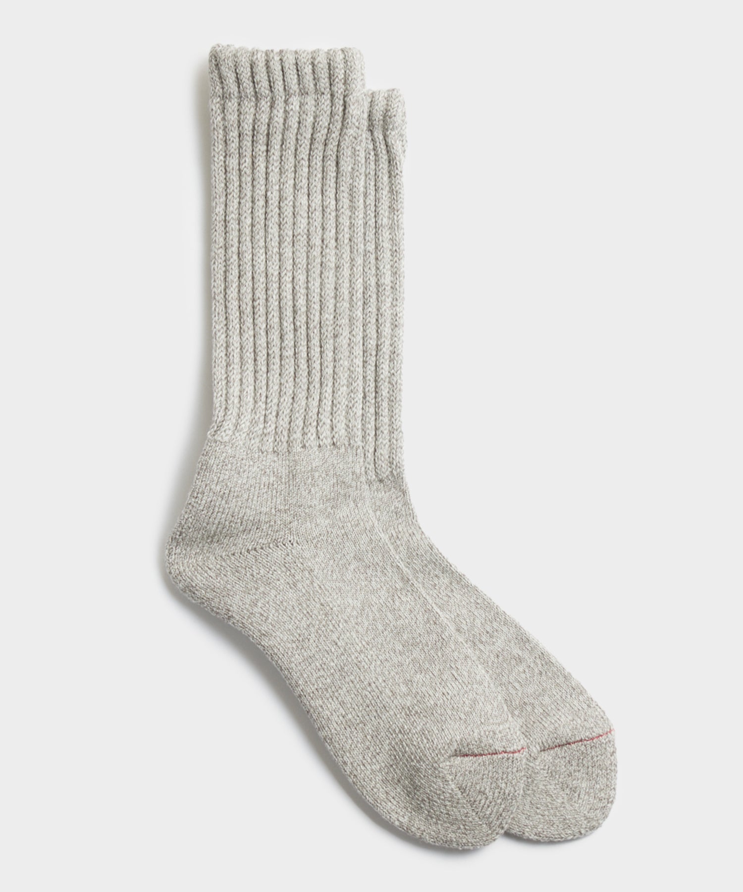 RoToTo Loose PIle Crew Sock in Grey
