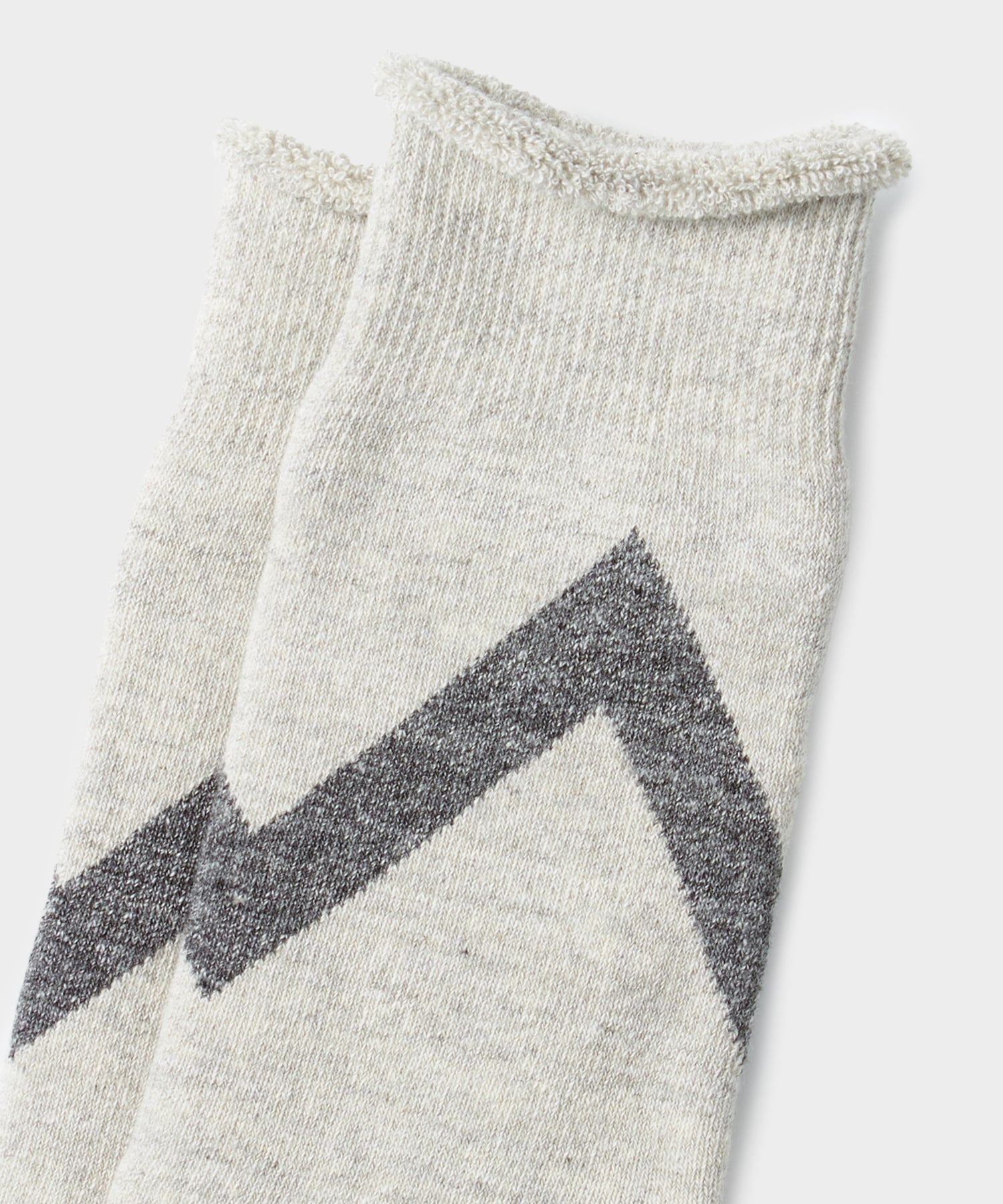 RoToTo Raffy Sweat Zig Zag Socks - Image 2