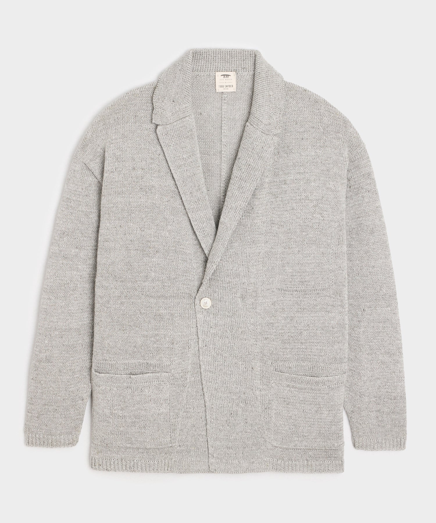 Inis Me??in Relax Jacket in Silver Marl - Image 2