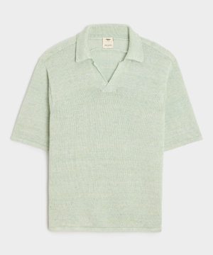 Inis Me??in Washed Linen Polo