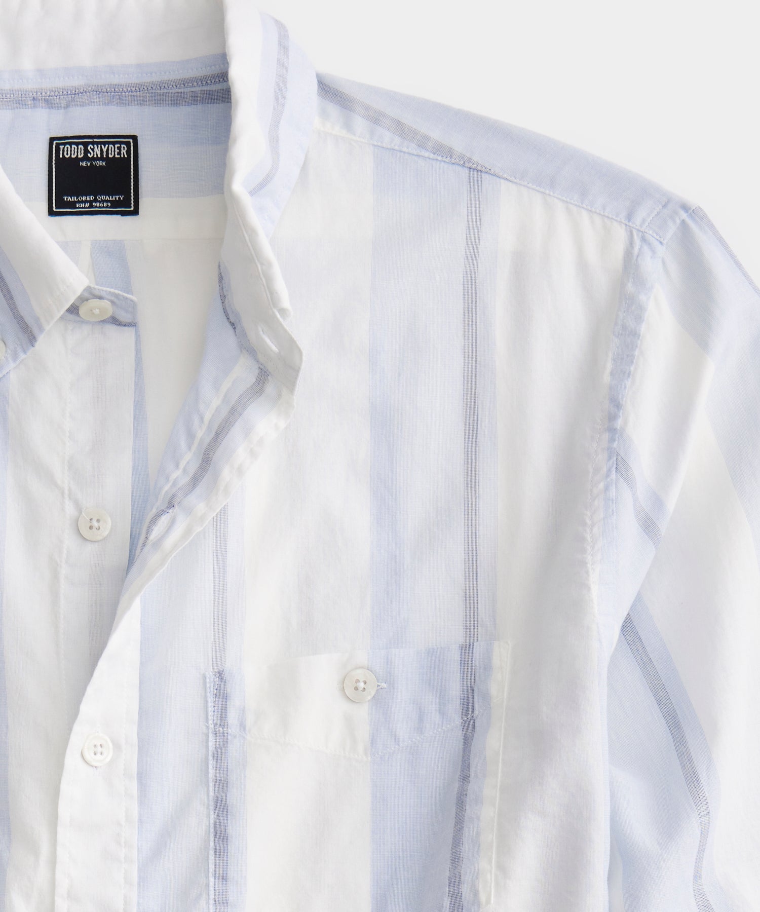 Slim Fit Summerweight Favorite Shirt in Barre Stripe - Image 4