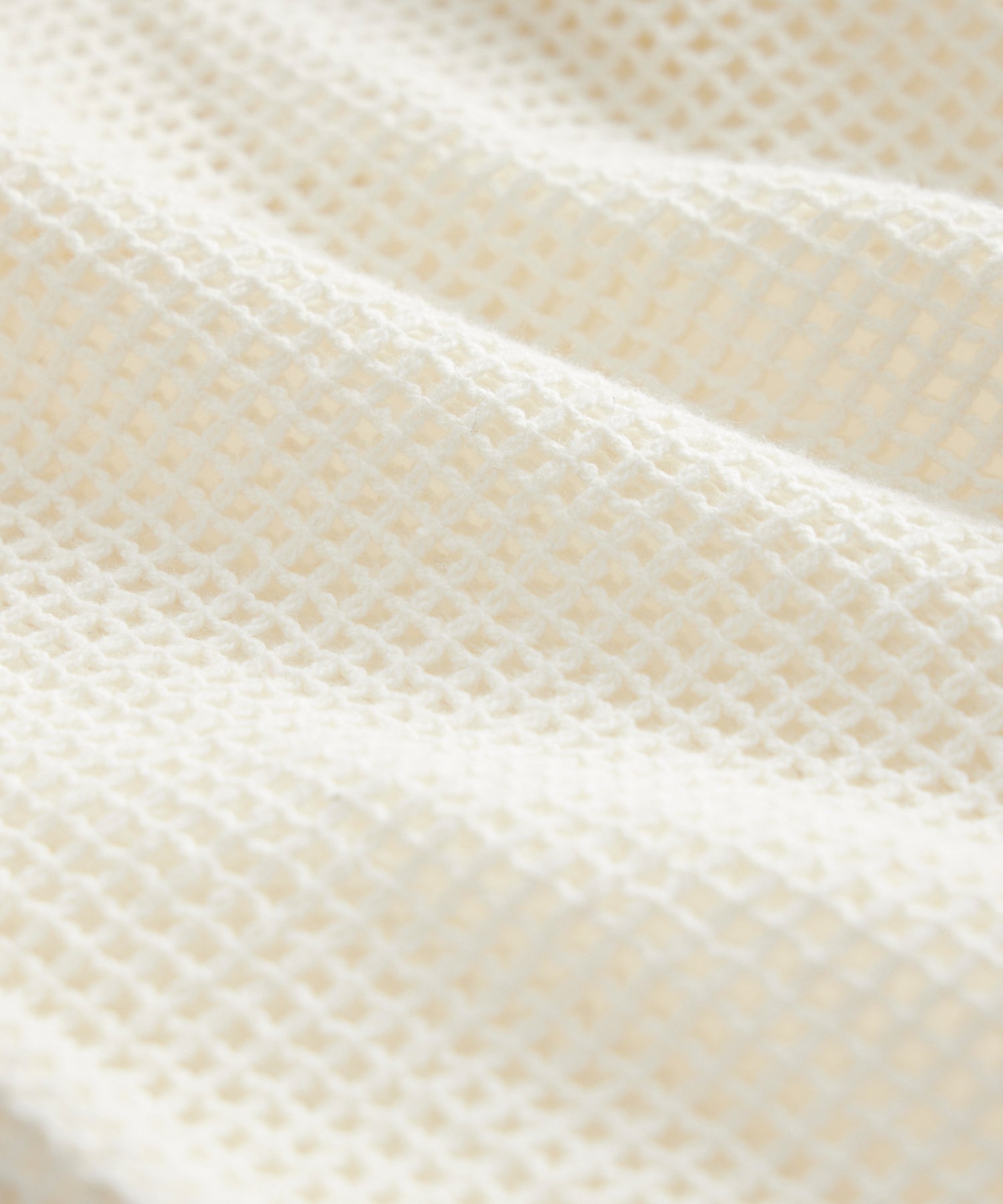 Mesh Panama Shirt in White - Image 3