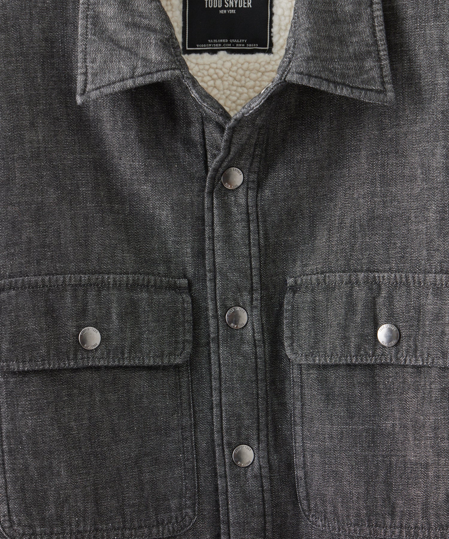 Black Denim Basecamp Shirt - Image 5