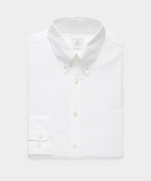 Cotton Poplin Button-Down Collar Dress Shirt