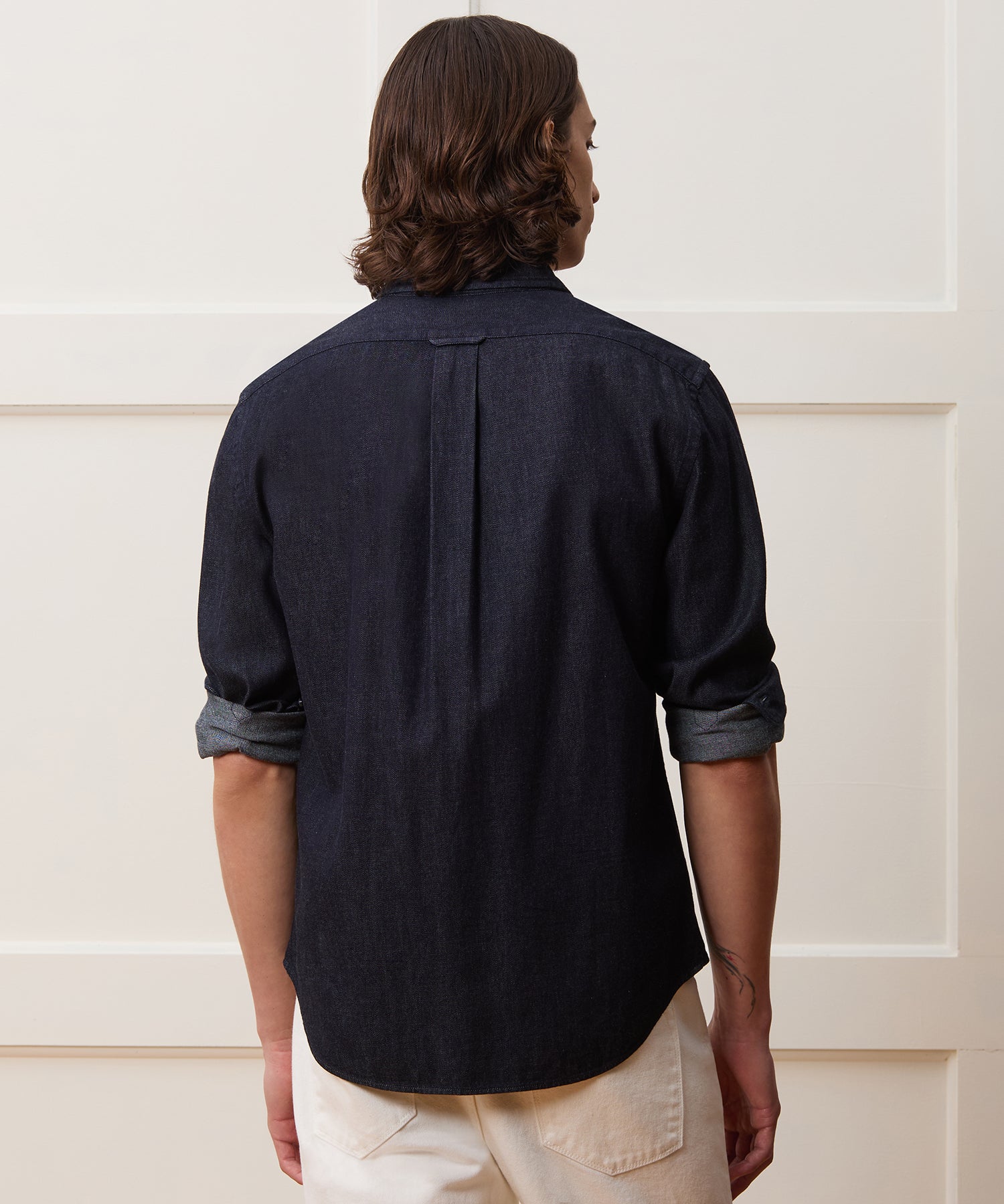 Denim Point Collar Shirt - Image 3