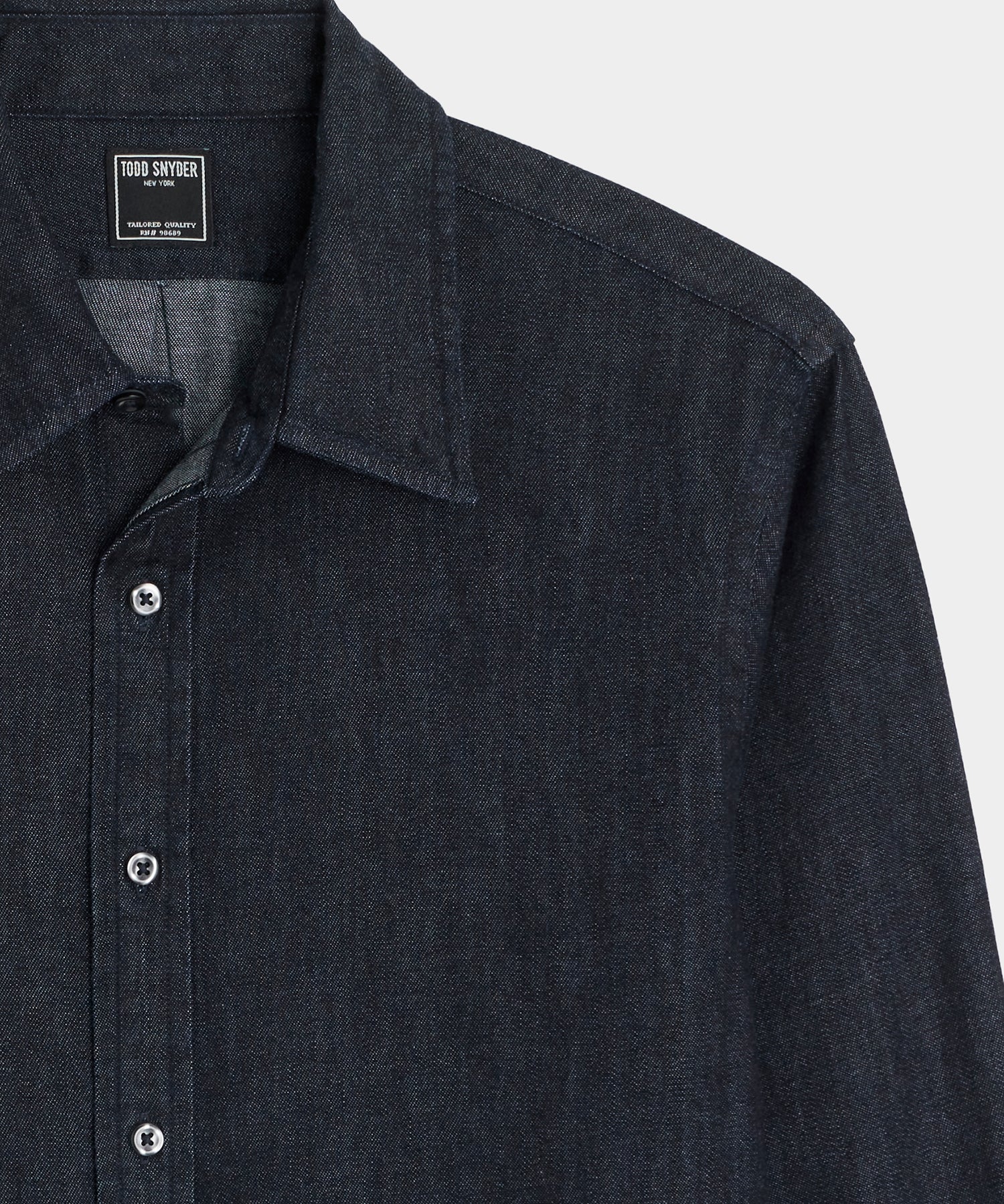 Denim Point Collar Shirt - Image 5