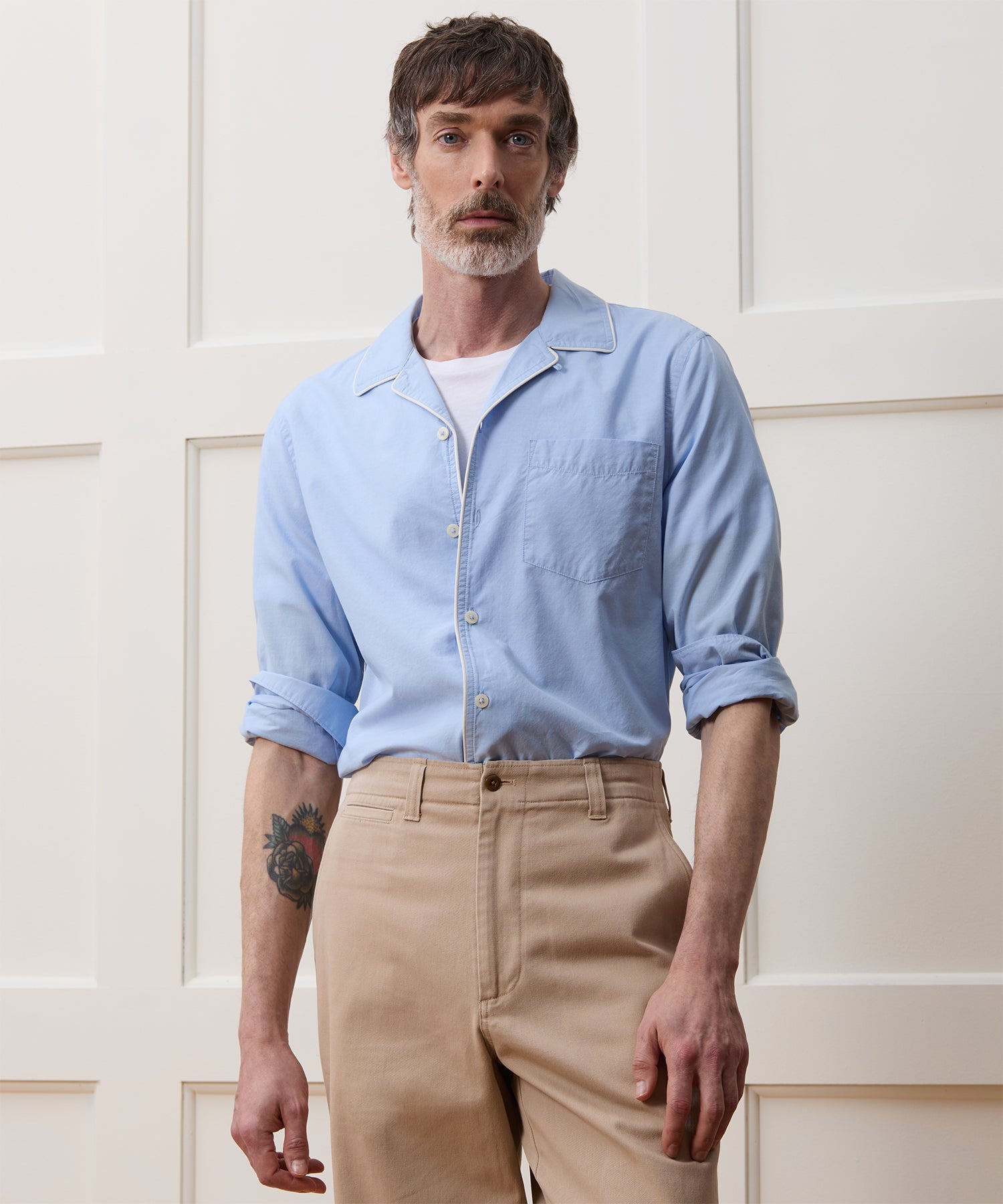 Cotton-Silk Pajama Shirt - Image 2