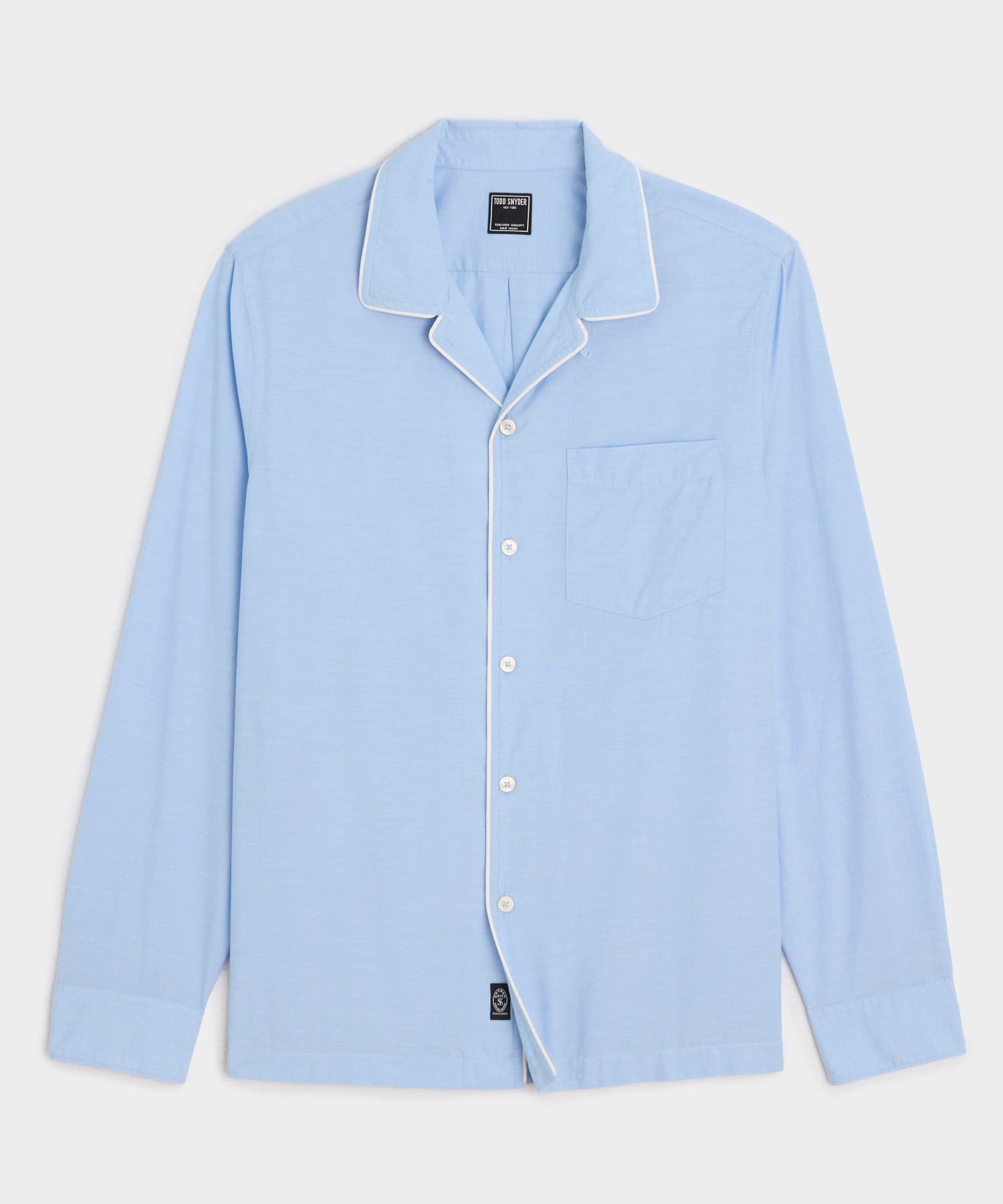 Cotton-Silk Pajama Shirt
