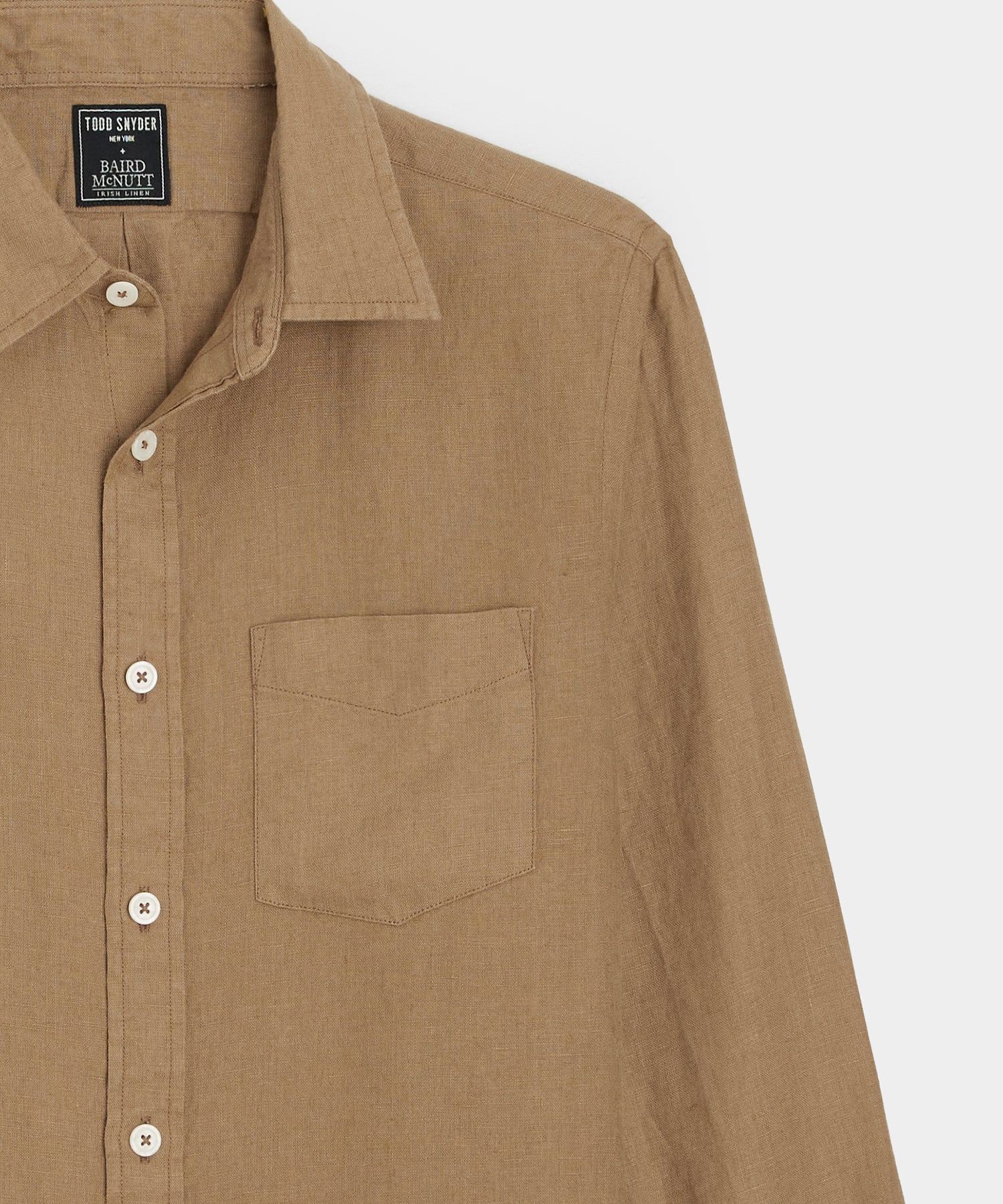 Sea Soft Irish Linen Point Collar Shirt - Image 4