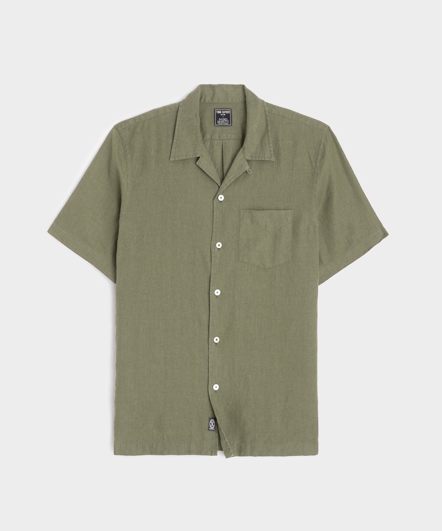 Sea Soft Irish Linen Camp Collar Shirt