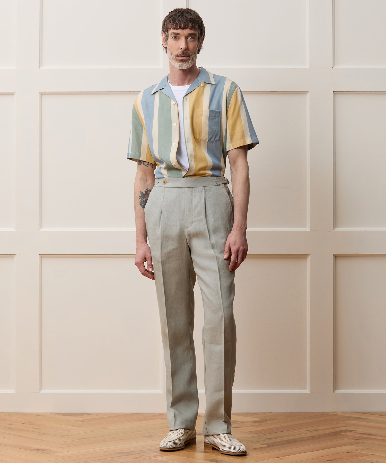 Cropped Rayon Capri Shirt - Image 4