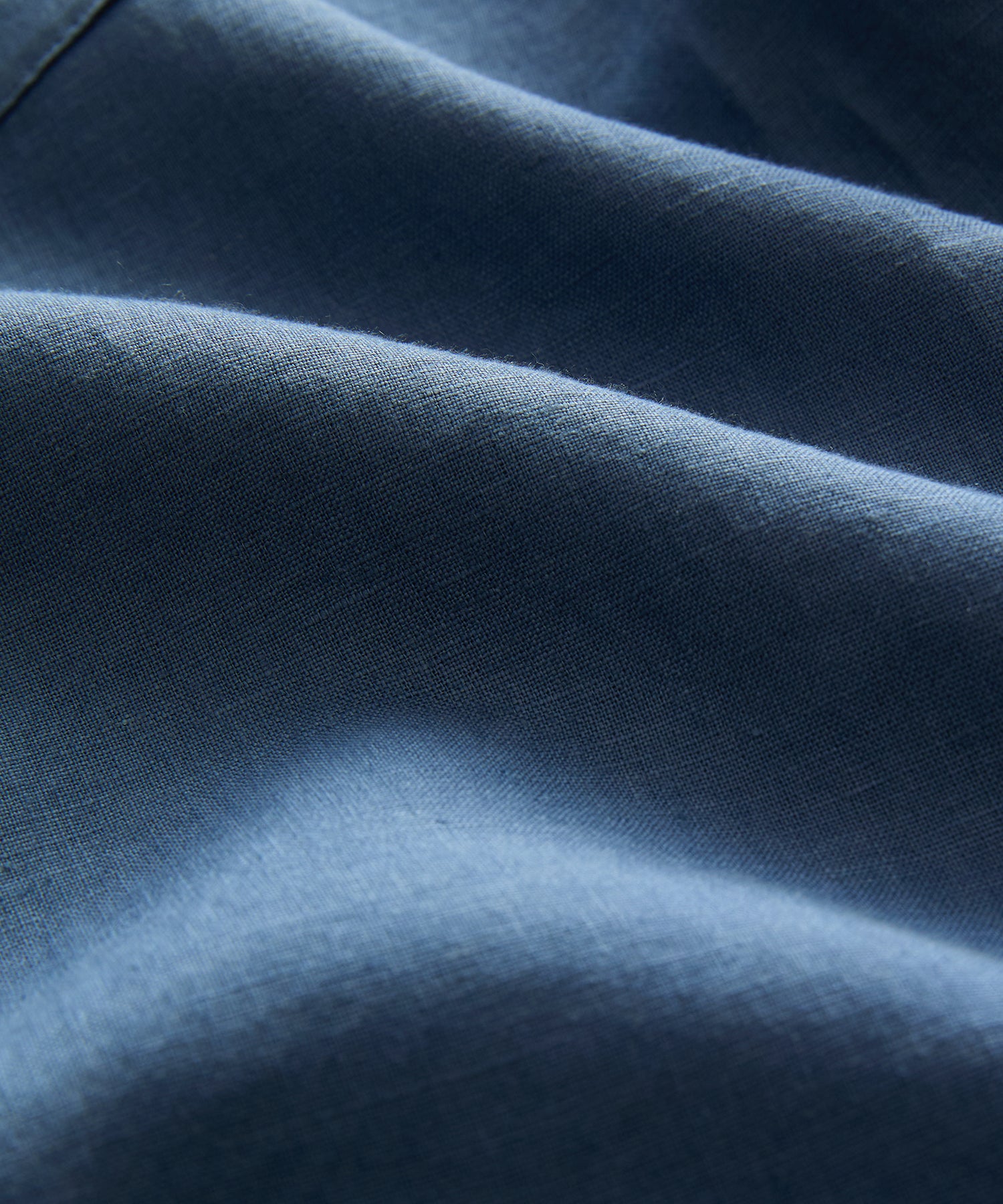Cropped Sea Soft Irish Linen Camp Collar Shirt - Image 6